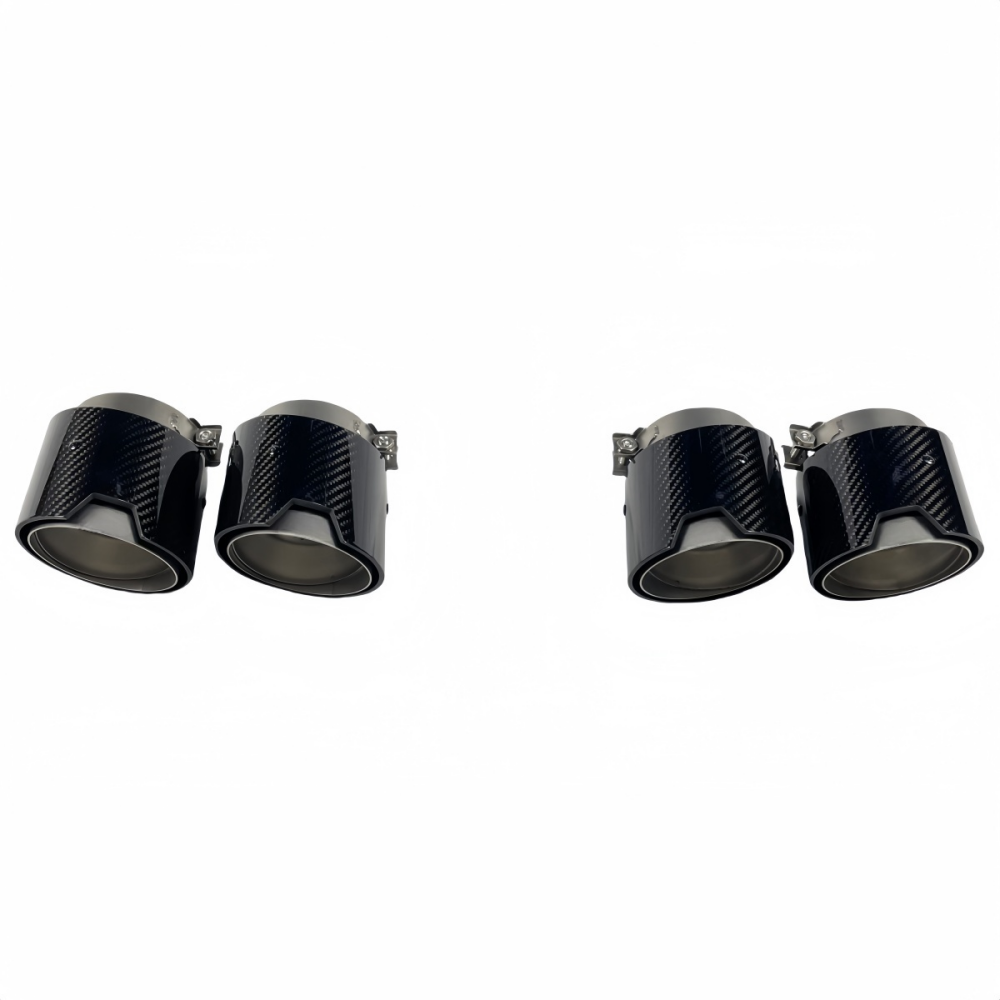 BMW M3 G80 M4 G82 G83 M2 G87 MP Style Real Carbon Fiber Exhaust Tips