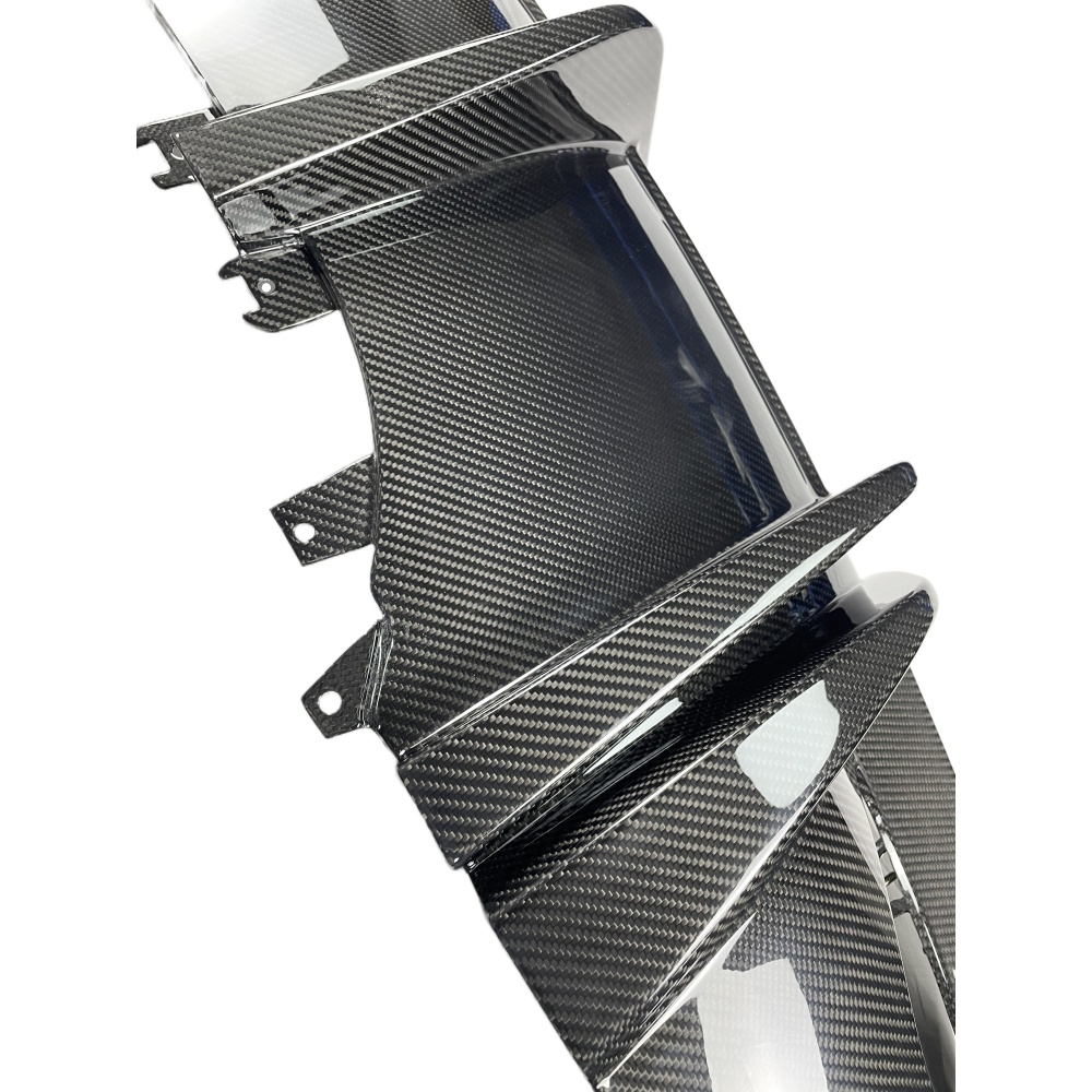 Audi R8 V10 Coupe 2023 P style Dry Carbon Fiber Rear Bumper Lip
