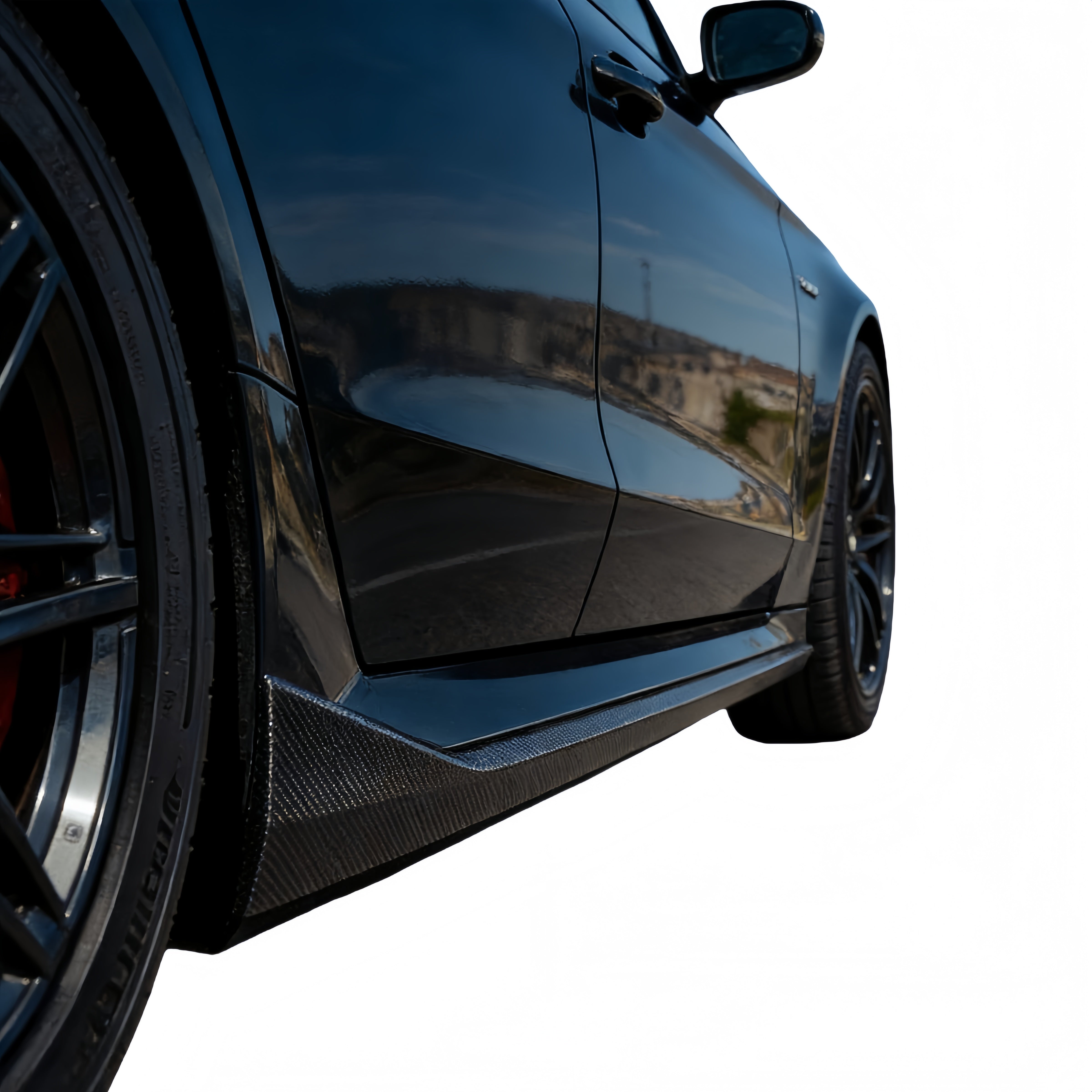 Prepreg Dry Carbon Fiber Side Skirts for BMW M5 G90 MP Style 2024+