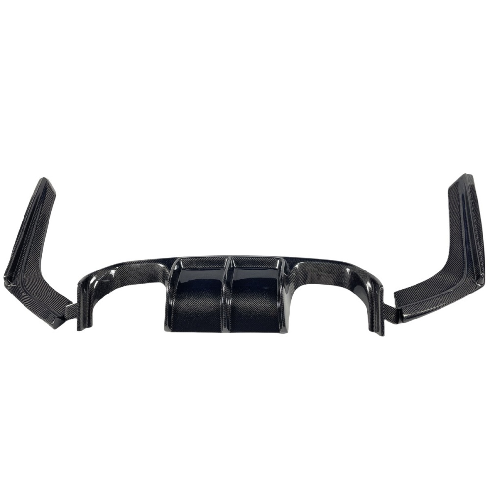 BMW F80 M3 F82 M4 V Style Real Carbon Fiber Rear Bumper Diffuser Lip