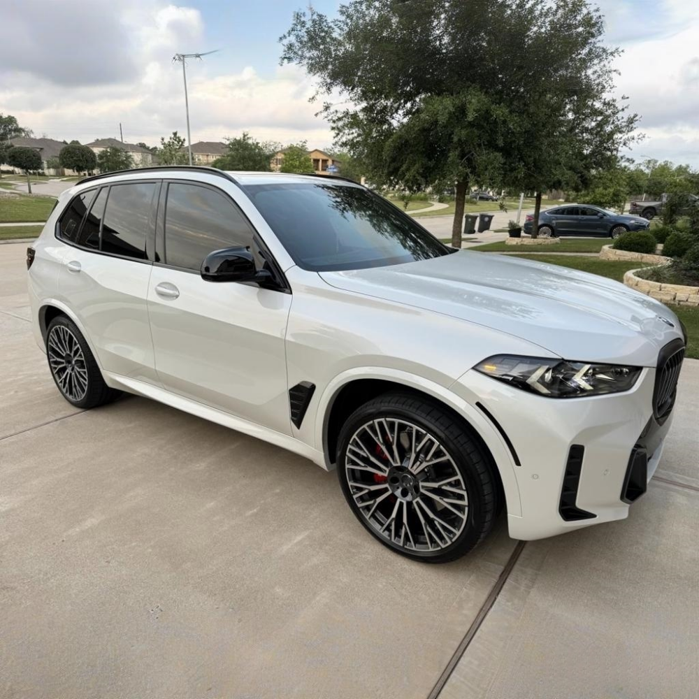 BMW G01 G05 G07 2018+ M Style Prepreg Dry Carbon Fiber Gloss Black Mirror Covers