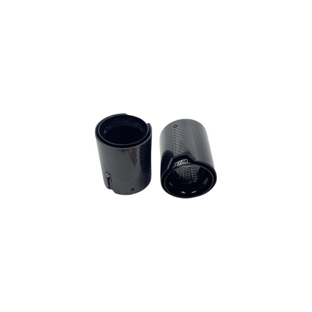 BMW M5 F90 Replacements M Style Dry Carbon Fiber Exhaust Tips