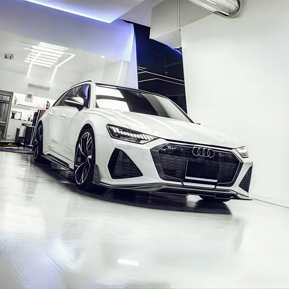 Audi RS6 RS7 C8 Avant Full Carbon Fiber Front Bumper Canards