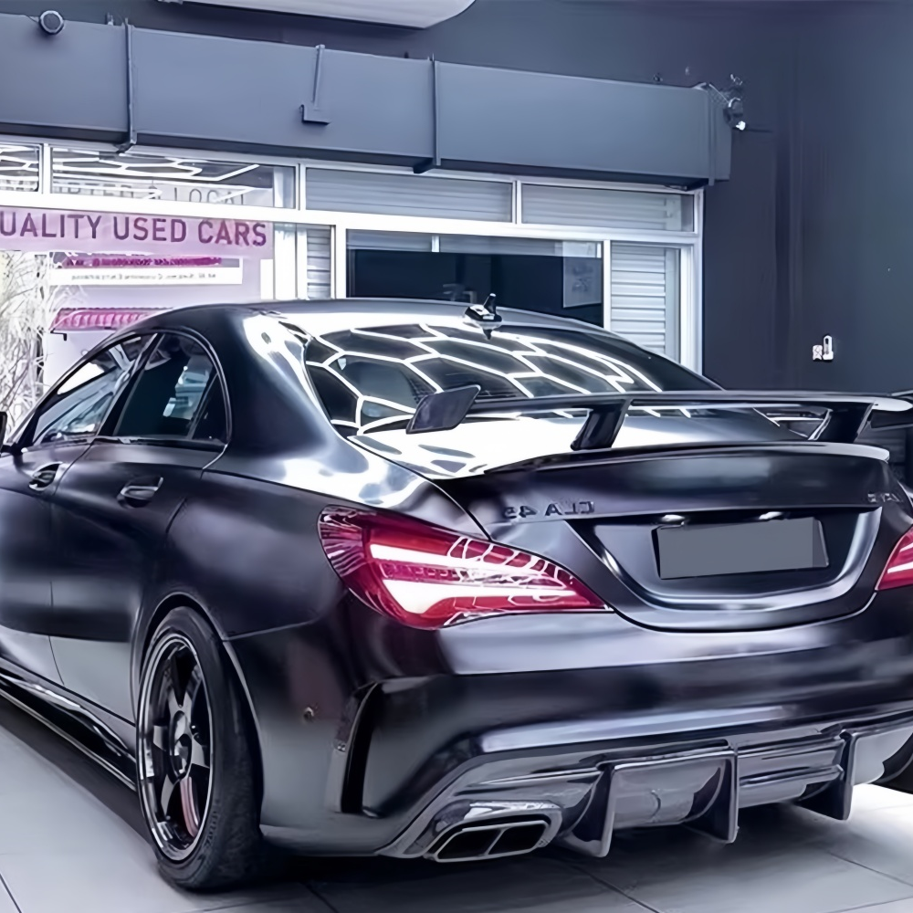 Mercedes-Benz CLA-Class W117 GTS Style Prepreg Dry Carbon Fiber  Rear Trunk Spoiler