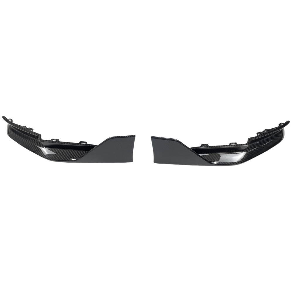 BMW G80 M3 2021+ MP Style Prepreg Dry Carbon Fiber Rear Bumper Canard Splitters