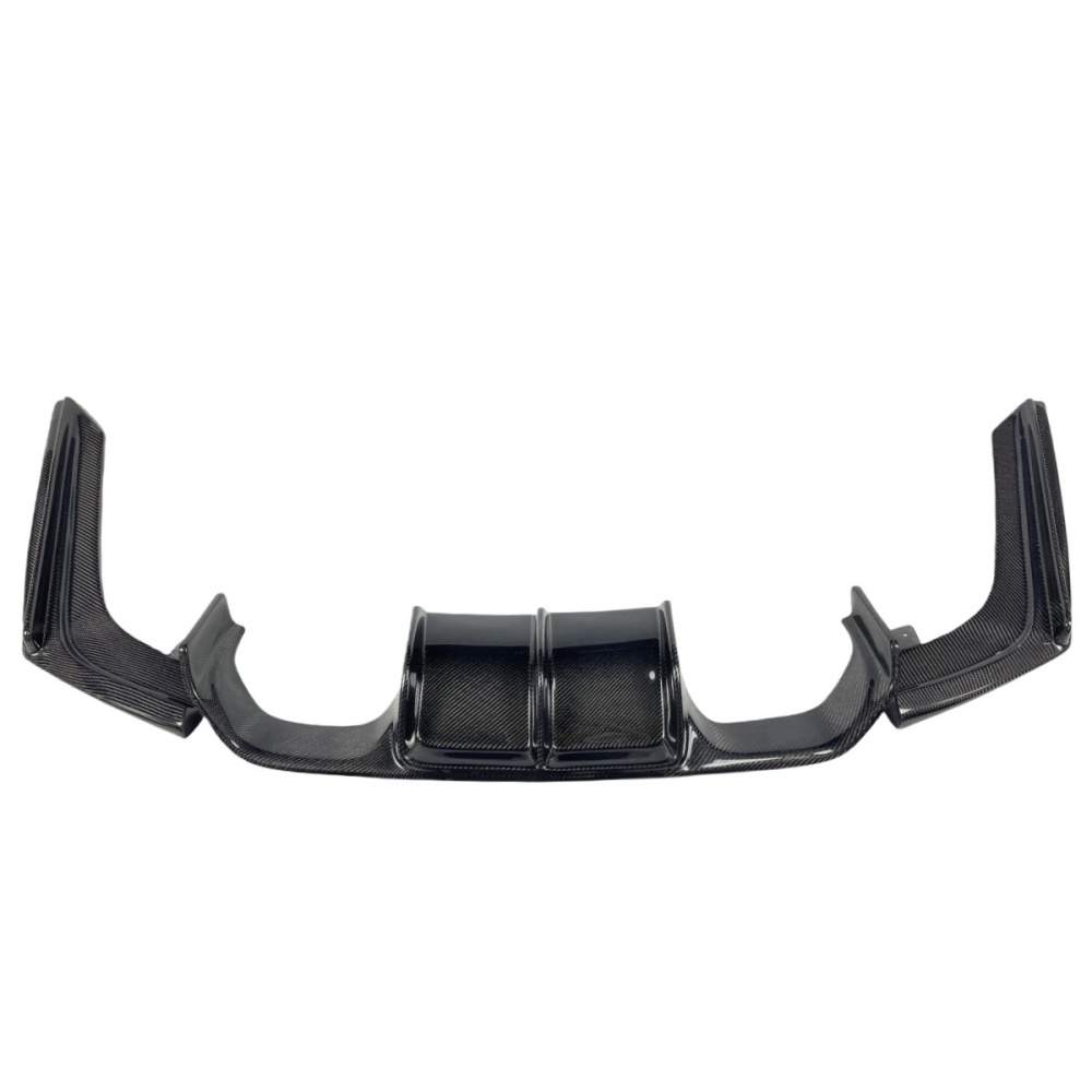 BMW F80 M3 F82 M4 V Style Real Carbon Fiber Rear Bumper Diffuser Lip