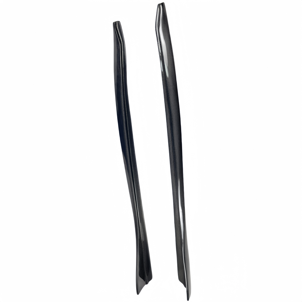 Toyota GR Supra MK A90 A91 V Style Dry Carbon Fiber Side Skirts
