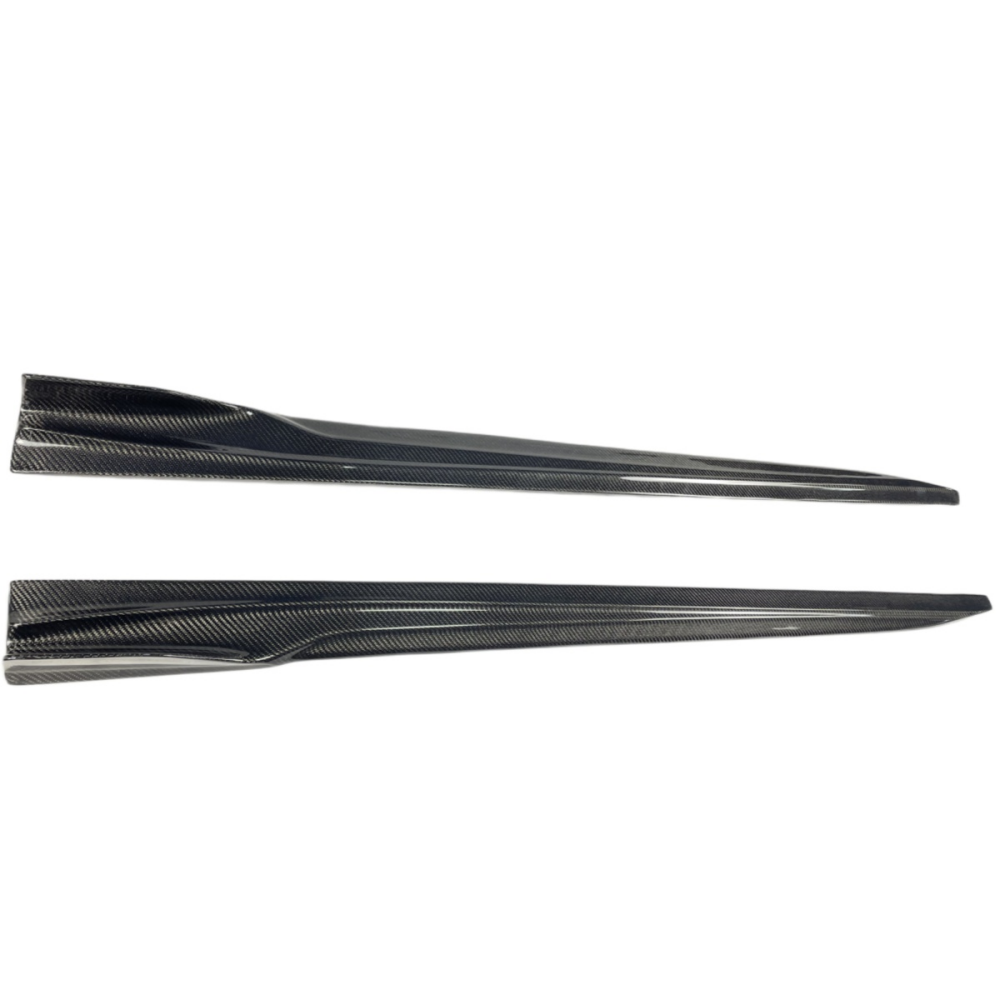 BMW F97 X3M F98 X4M 2019-2021 AE Style Real Carbon Fiber Side Skirts