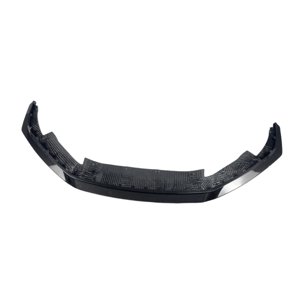 Audi R8 V10 Coupe 2023 P style Dry Carbon Fiber Front Lip Splitter