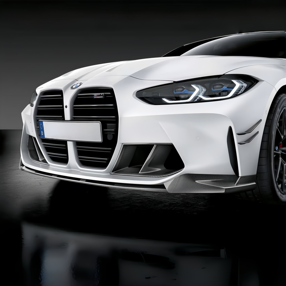 BMW G80 M3 G82 M4 MP Style Prepreg Dry Carbon Fiber  Front Bumper Air Duct Vent