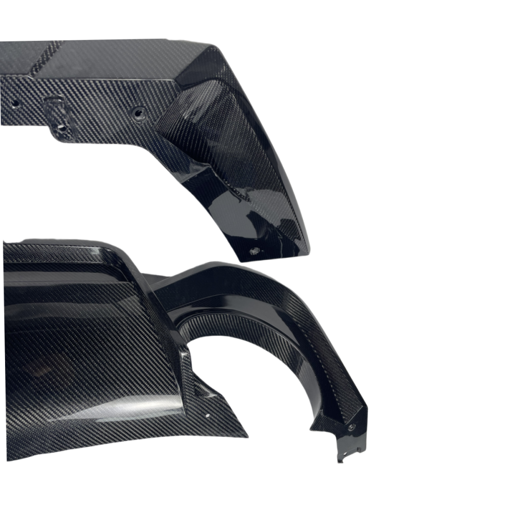 Audi RS6 RS7 C8 Avant Full Carbon Fiber Rear Bumper Diffuser Lip