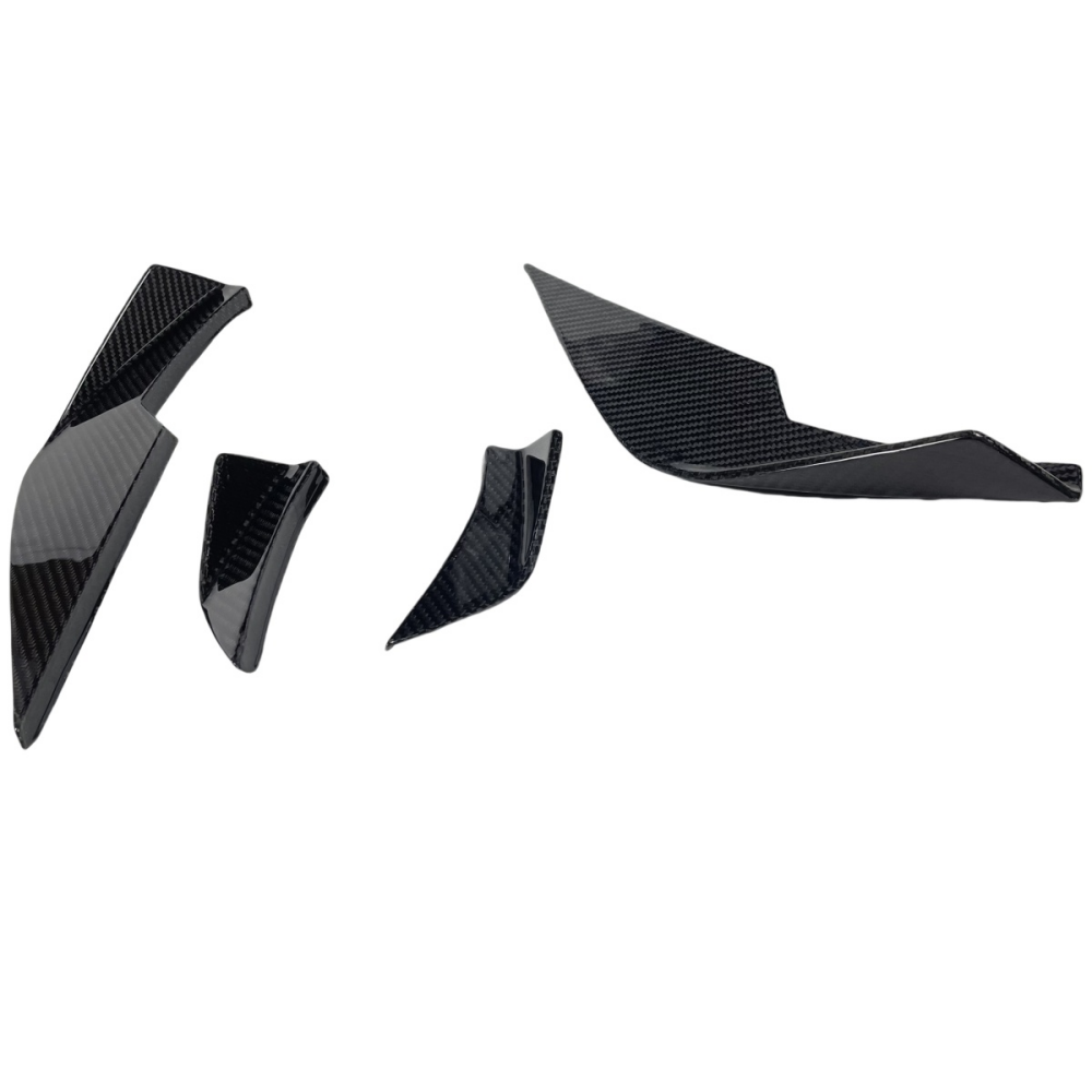 BMW M3 G80 M4 G82 G83 2021+ VS Style Prepreg Dry Carbon Fiber Front Bumper Canards Splitter