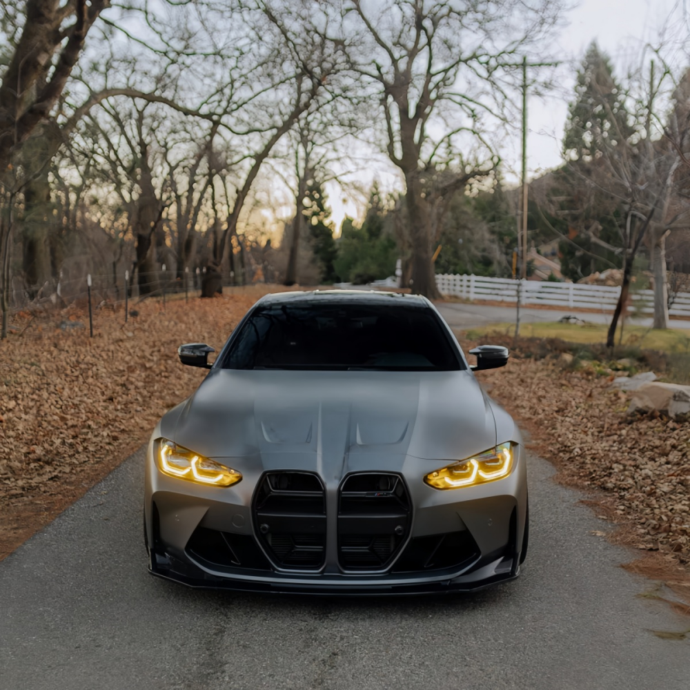 BMW G80 M3 G82 G83 M4 CSL Style Prepreg Dry Carbon Fiber  Front Grilles