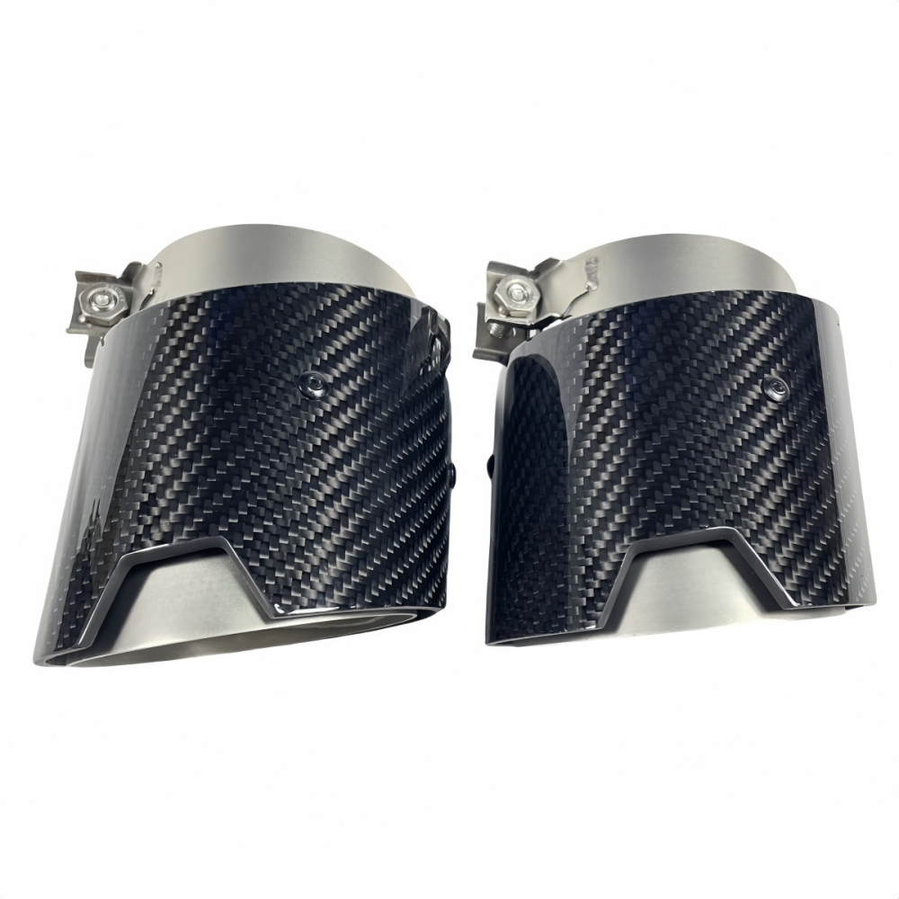BMW M3 G80 M4 G82 G83 M2 G87 MP Style Real Carbon Fiber Exhaust Tips