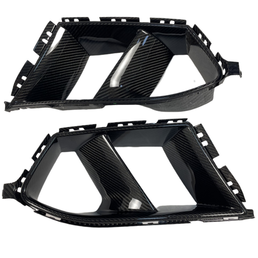 BMW G80 M3 G82 M4 MP Style Prepreg Dry Carbon Fiber  Front Bumper Air Duct Vent