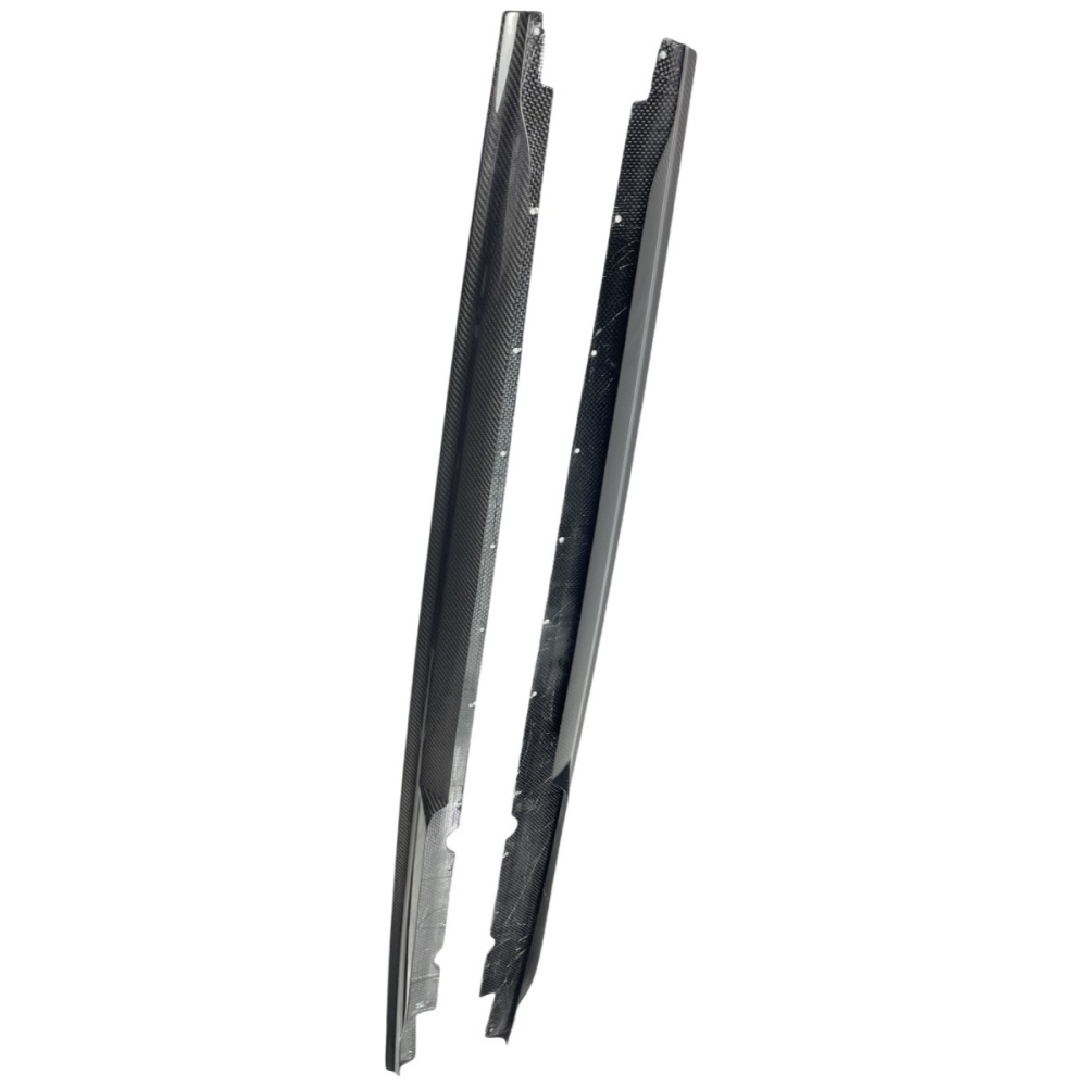 Audi R8 V10 Coupe 2023 P style Dry Carbon Fiber Side Skirts