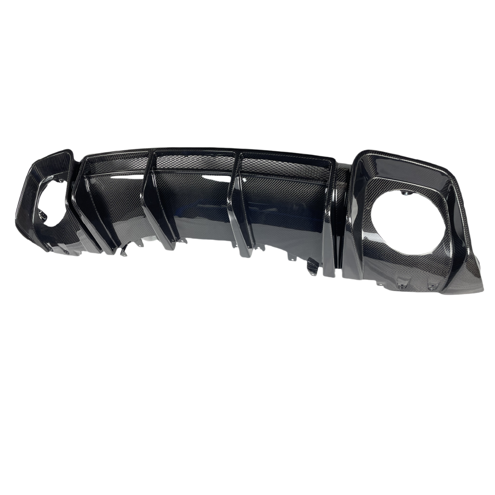 Audi R8 V10 Coupe 2023 P style Dry Carbon Fiber Rear Bumper Lip