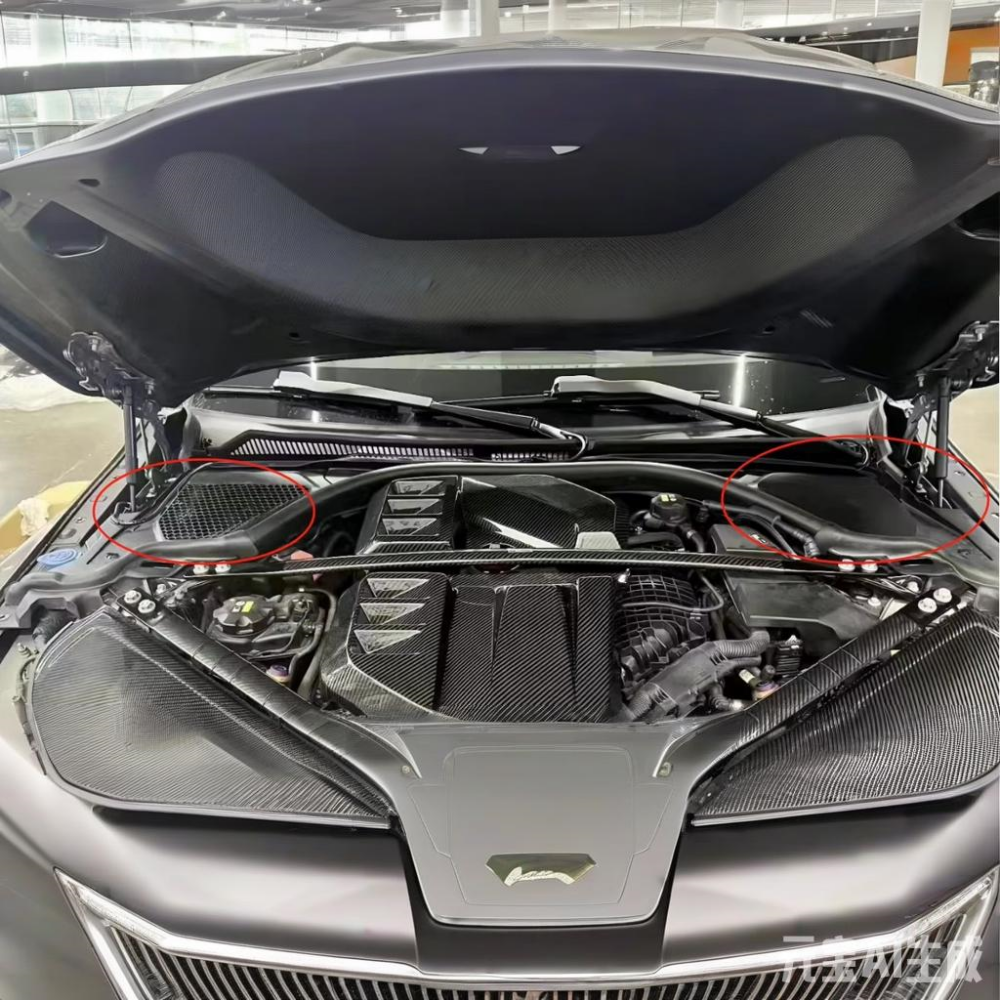 BMW G80 G82 M3 M4  Prepreg Dry Carbon Fiber Engine Compartment Water Filter Plate Engine Bay Cover