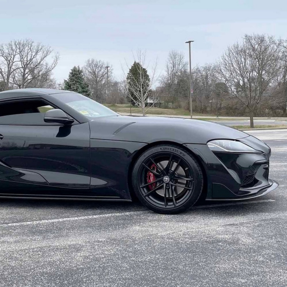 Toyota SUPRA A90 2019-2024 Evs Style Real Carbon Fiber Front Fender Panel Replacement