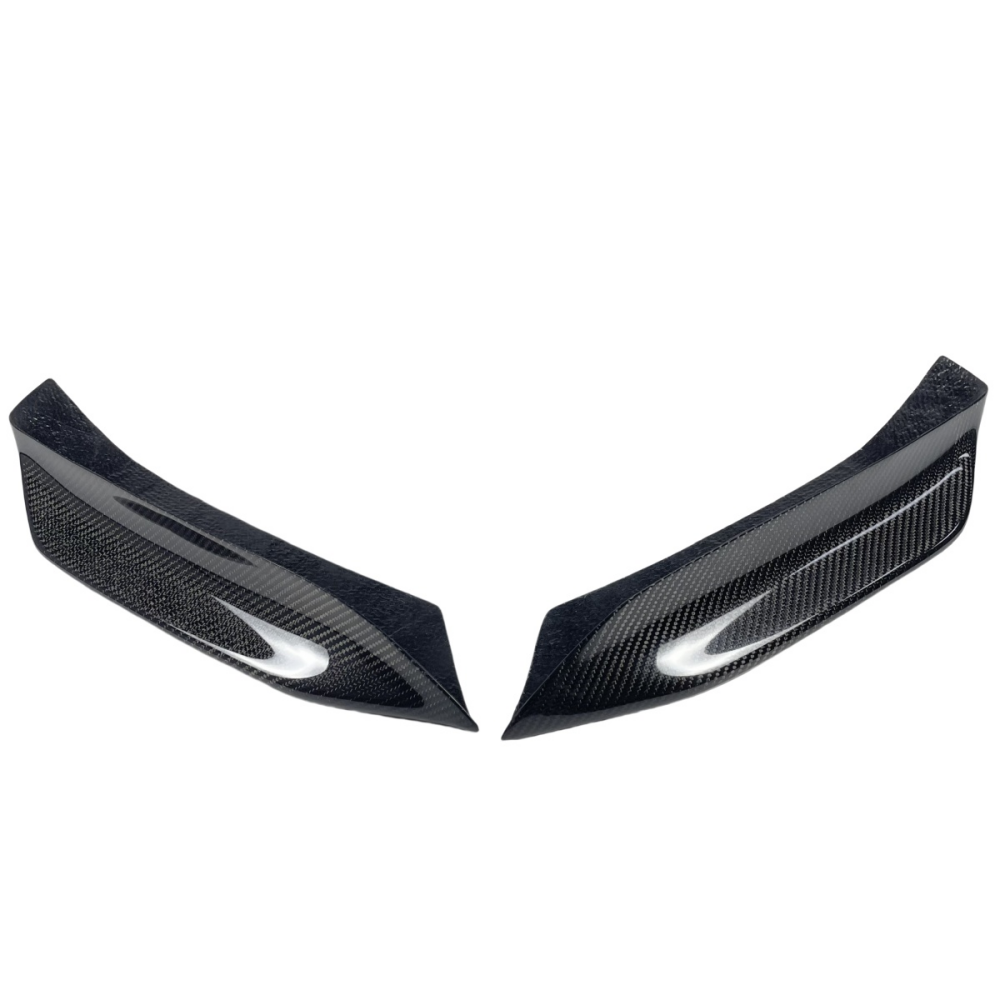 BMW F80 M3 F82 F83 M4 Real Carbon Fiber Front Bumper Upper Fang Trim