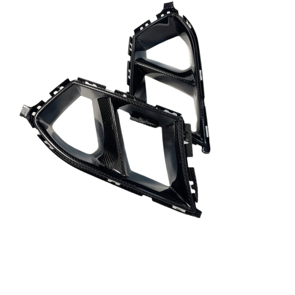 BMW G80 M3 G82 M4 MP Style Prepreg Dry Carbon Fiber  Front Bumper Air Duct Vent