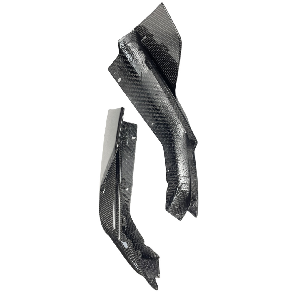 BMW G80 M3 2021+ MP Style Prepreg Dry Carbon Fiber Rear Bumper Canard Splitters