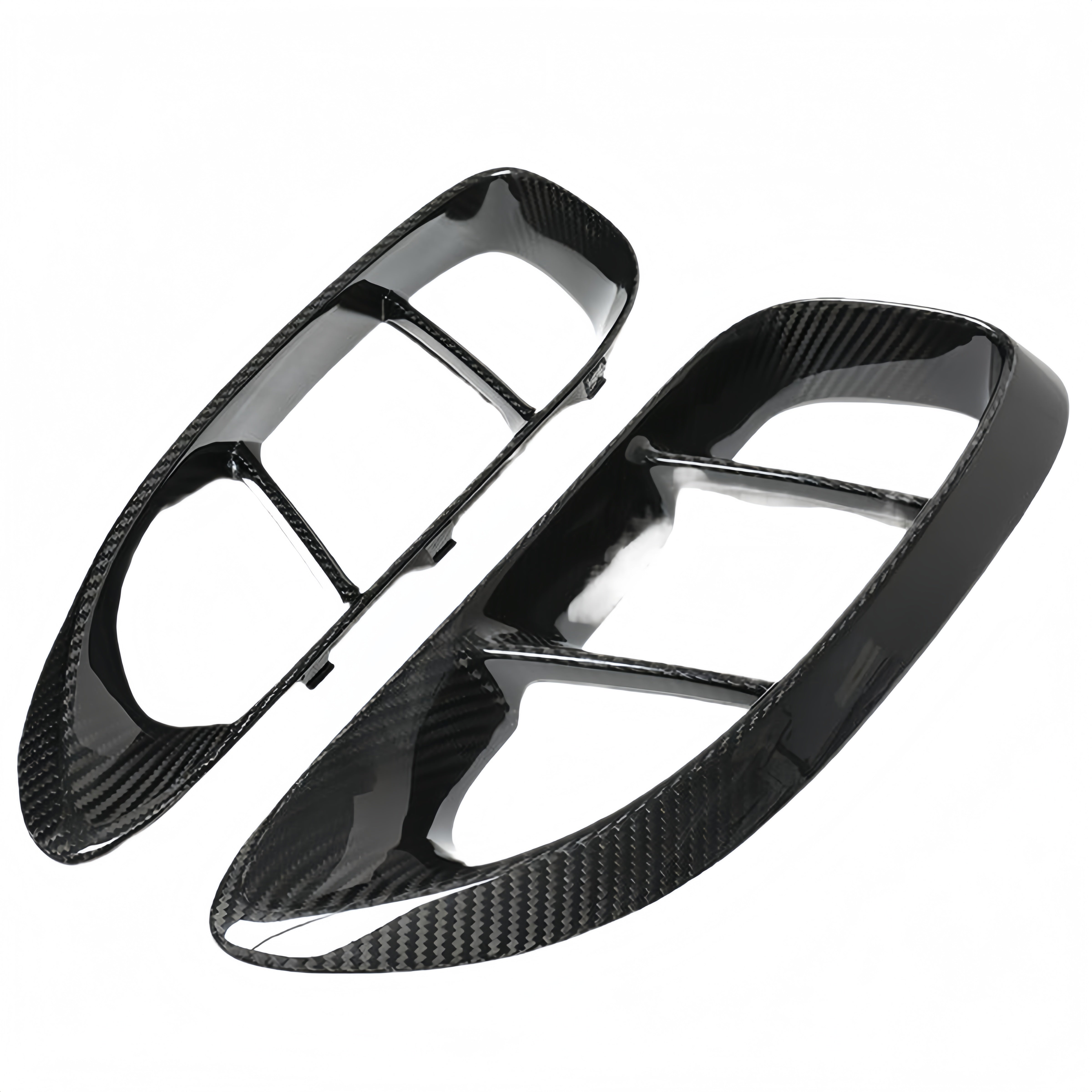 Prepreg Dry Carbon Fiber Side Intake Scoops for Porsche 718 Cayman (981/982)