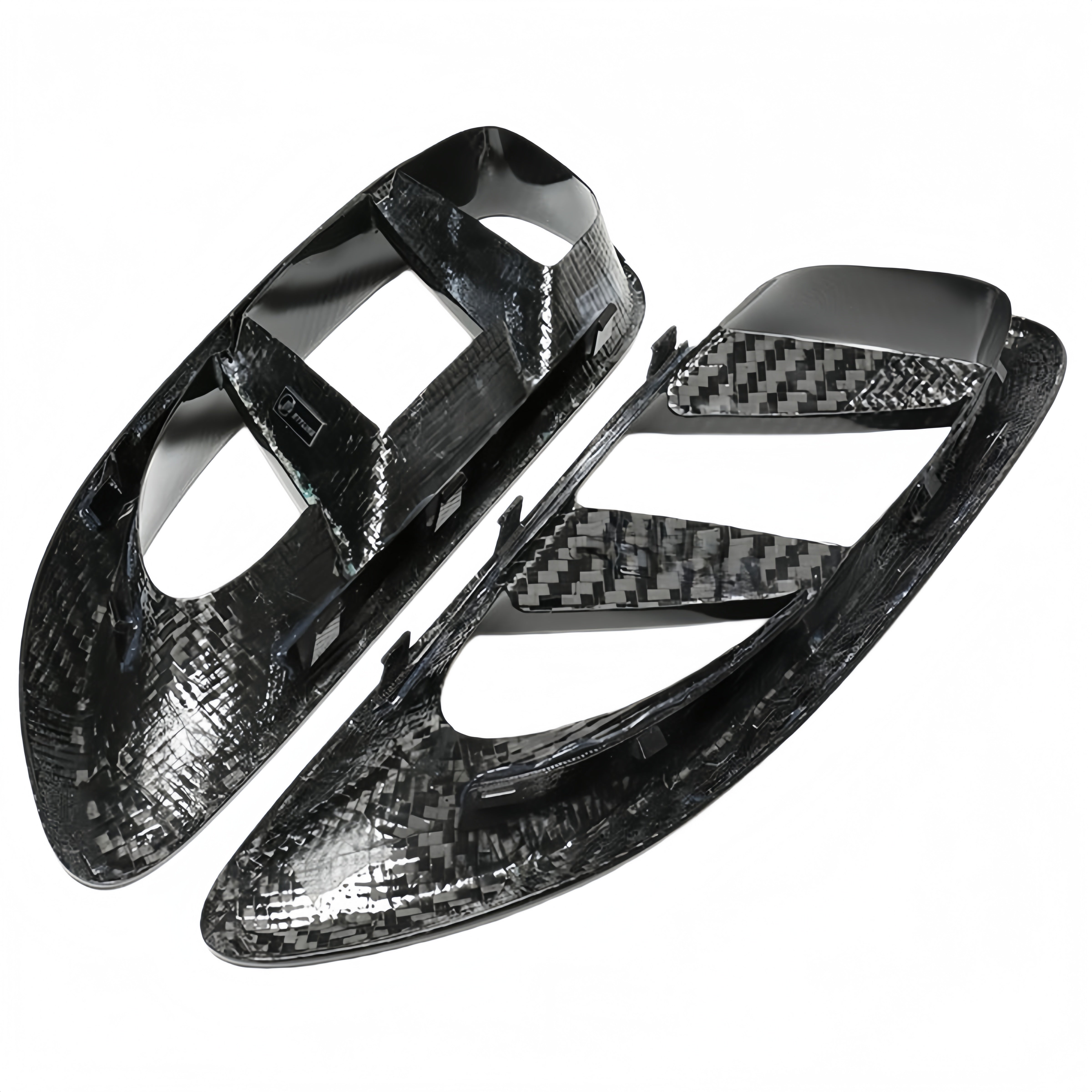 Prepreg Dry Carbon Fiber Side Intake Scoops for Porsche 718 Cayman (981/982)