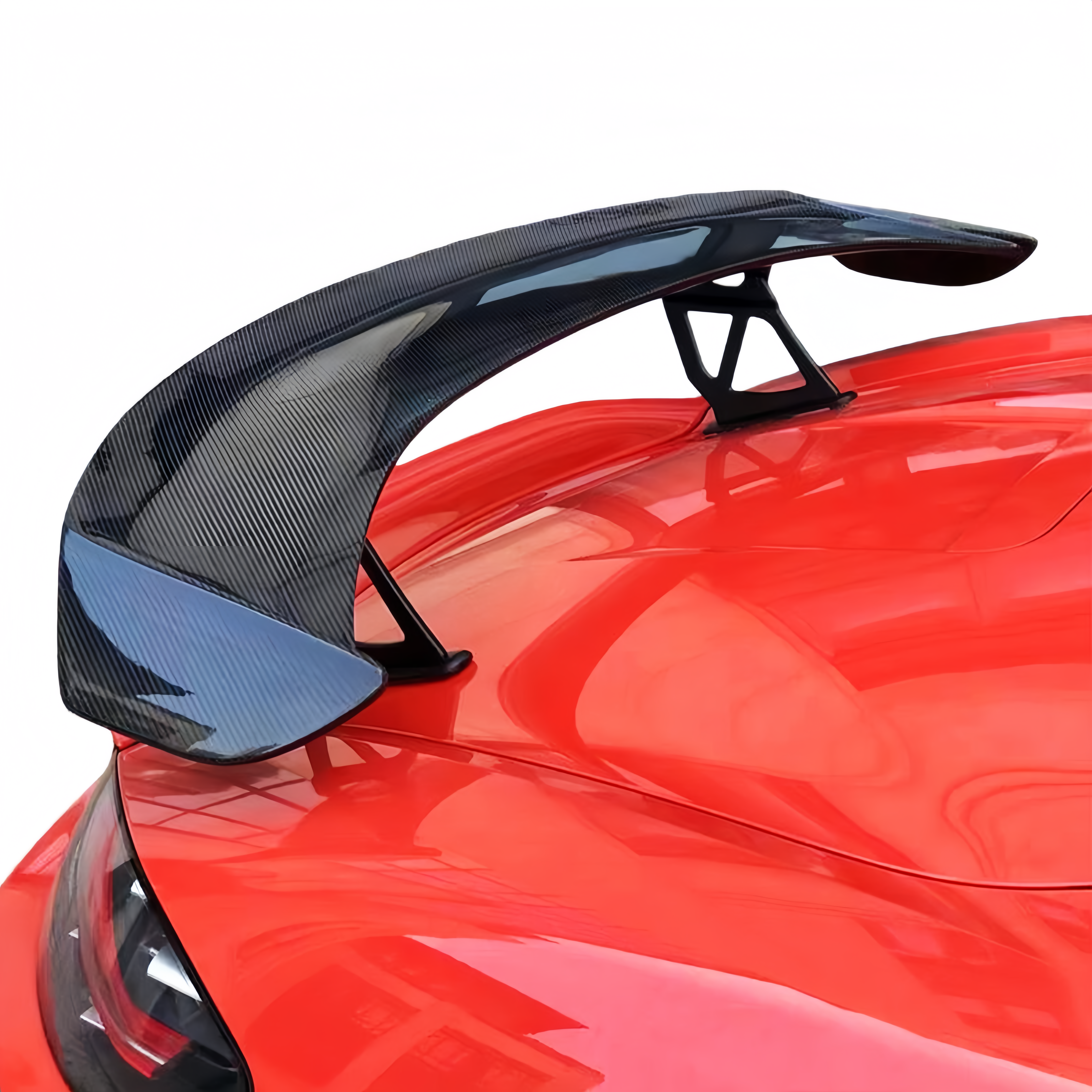 Prepreg Dry Carbon Fiber GT4 Style Rear Wing for Porsche 718 981/982 Boxster Cayman