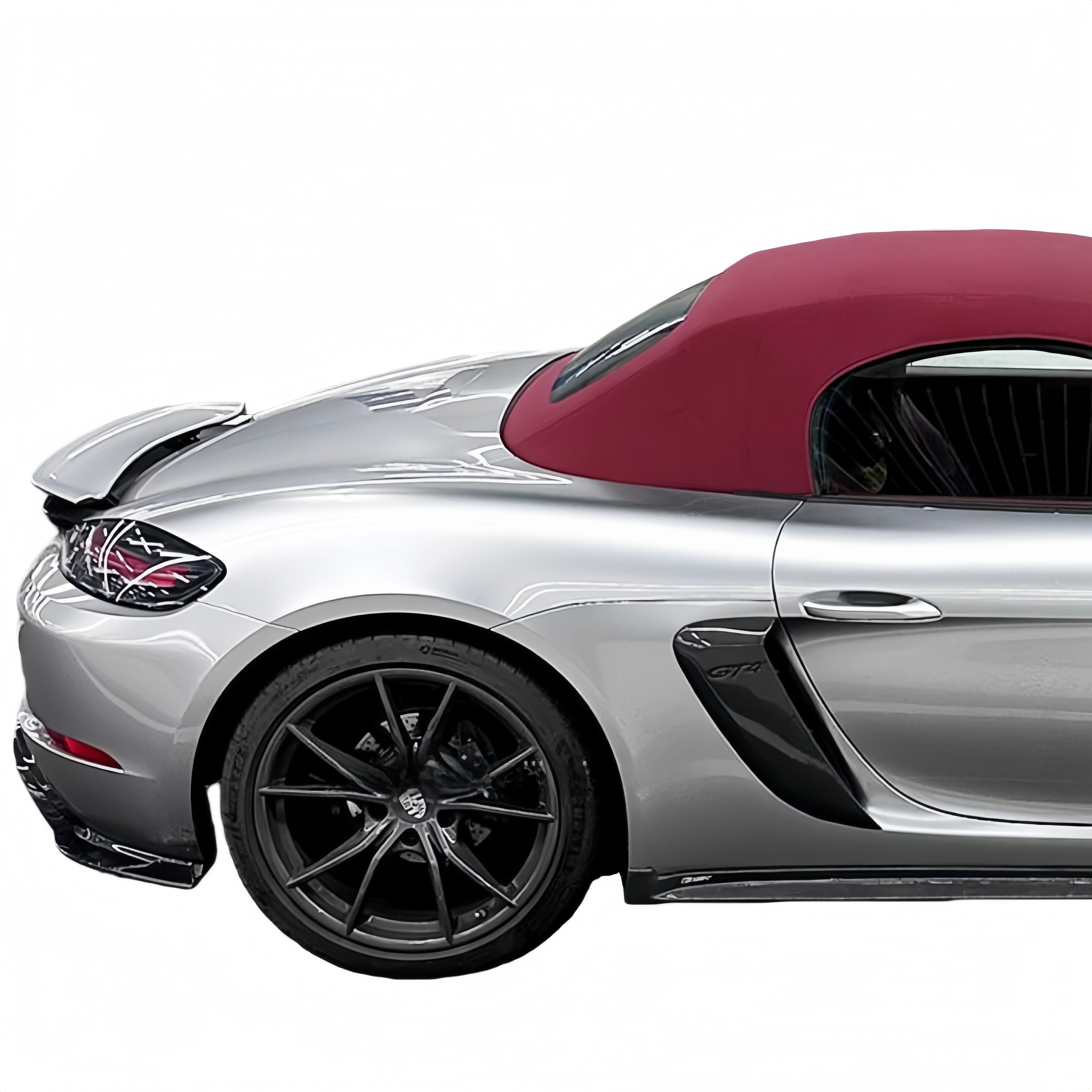 Prepreg Dry Carbon Fiber Side Air Intakes upgrade parts GT4 Style for Porsche 718 Boxster Cayman (981/982)  2016-2023
