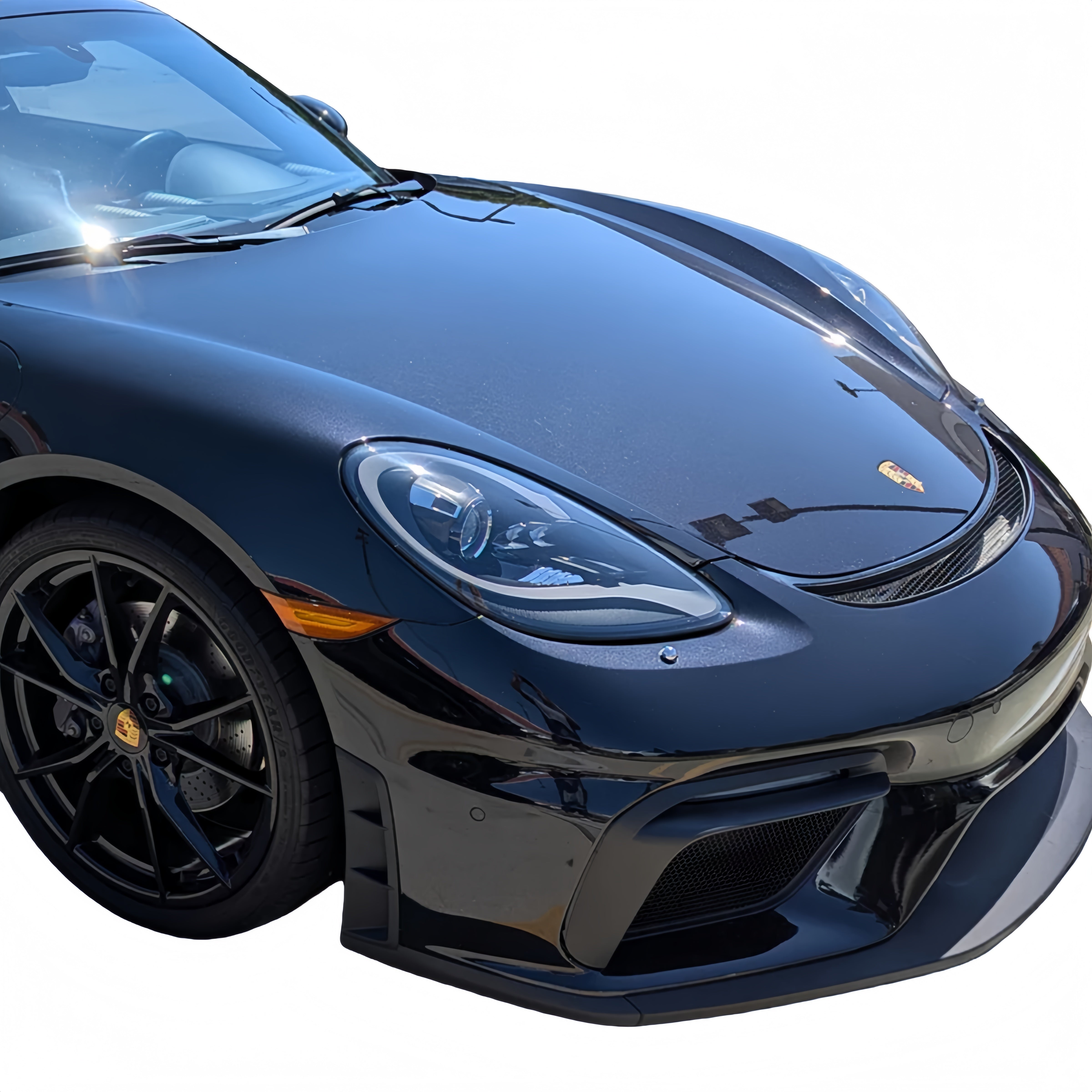 Porsche 718 Boxster 982 Cayman Upgrades To GT4 Style Full Conversion Kit for 2017-2025 PP Polypropylene / Dry Carbon Fiber