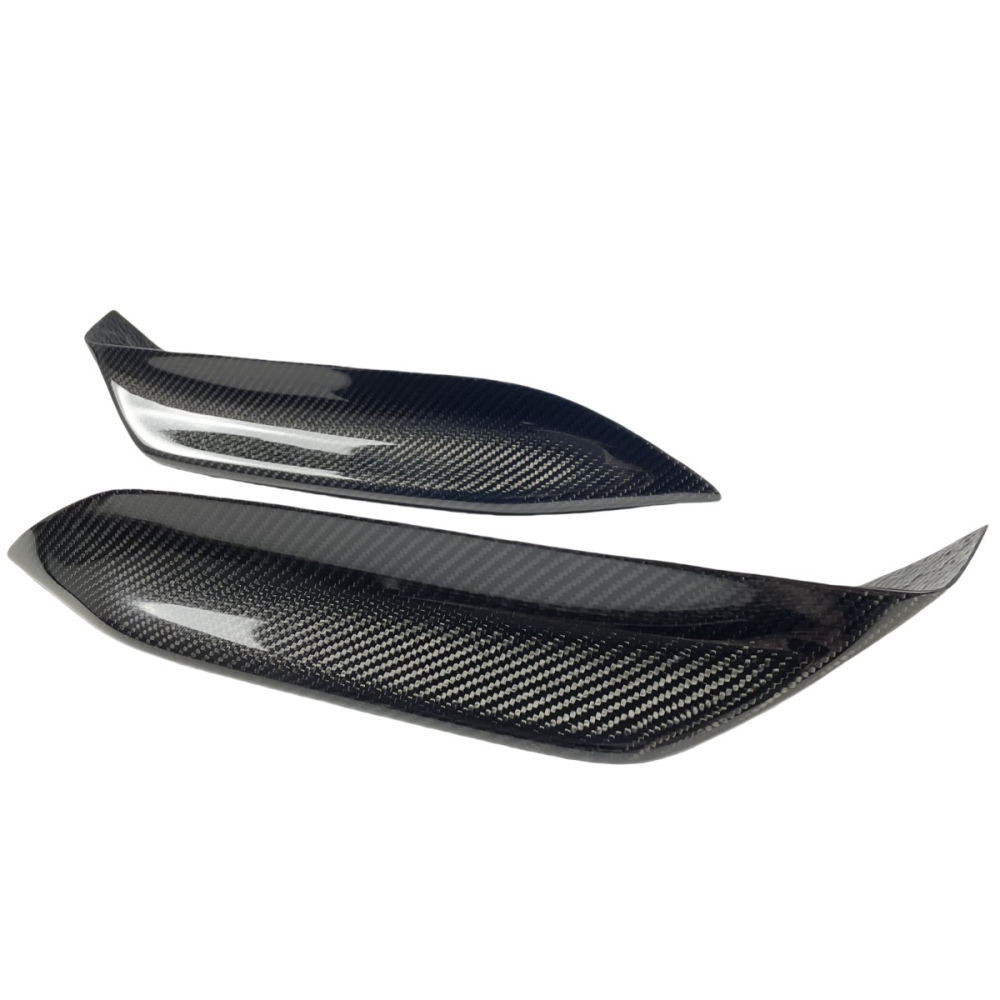 BMW F80 M3 F82 F83 M4 Real Carbon Fiber Front Bumper Upper Fang Trim