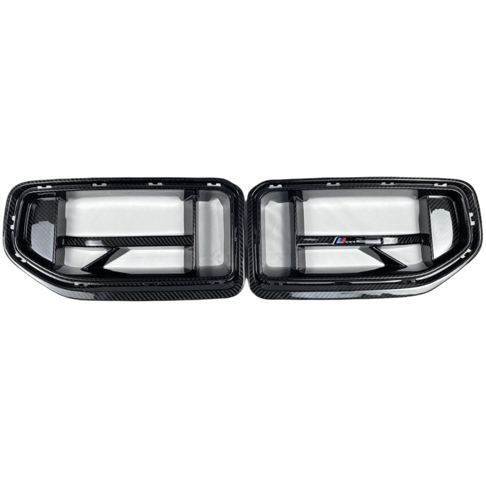 BMW M2 G87 M3 G80 M4 G82 2023+ CS Style Prepreg Dry Carbon Fiber Front Grills