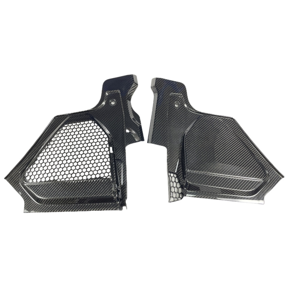 BMW G80 G82 M3 M4  Prepreg Dry Carbon Fiber Engine Compartment Water Filter Plate Engine Bay Cover