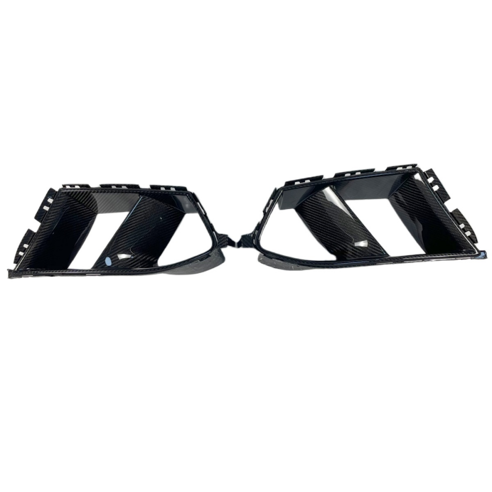 BMW G80 M3 G82 M4 MP Style Prepreg Dry Carbon Fiber  Front Bumper Air Duct Vent