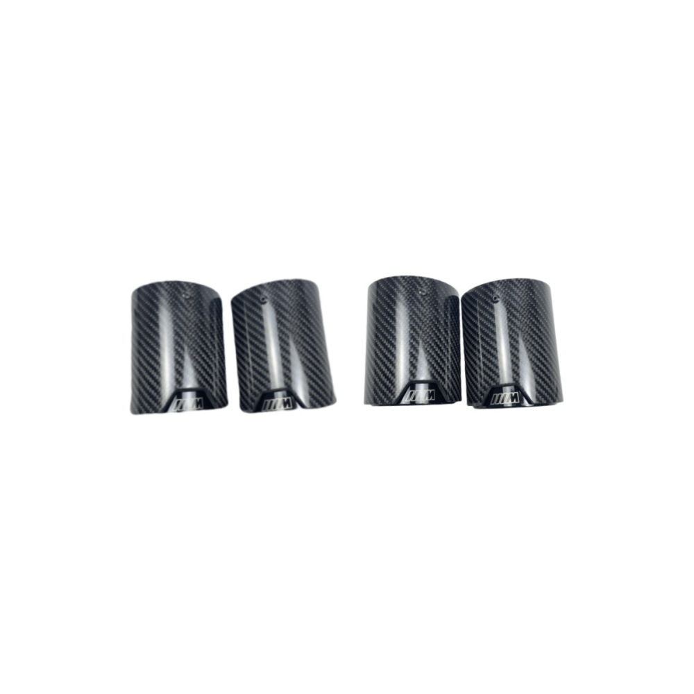 BMW M5 F90 Replacements M Style Dry Carbon Fiber Exhaust Tips