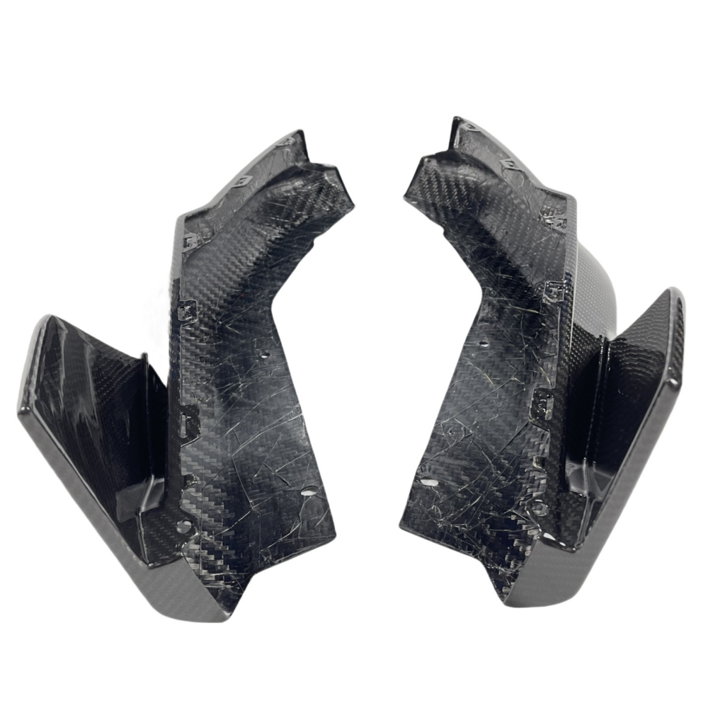 BMW G80 M3 2021+ MP Style Prepreg Dry Carbon Fiber Rear Bumper Canard Splitters