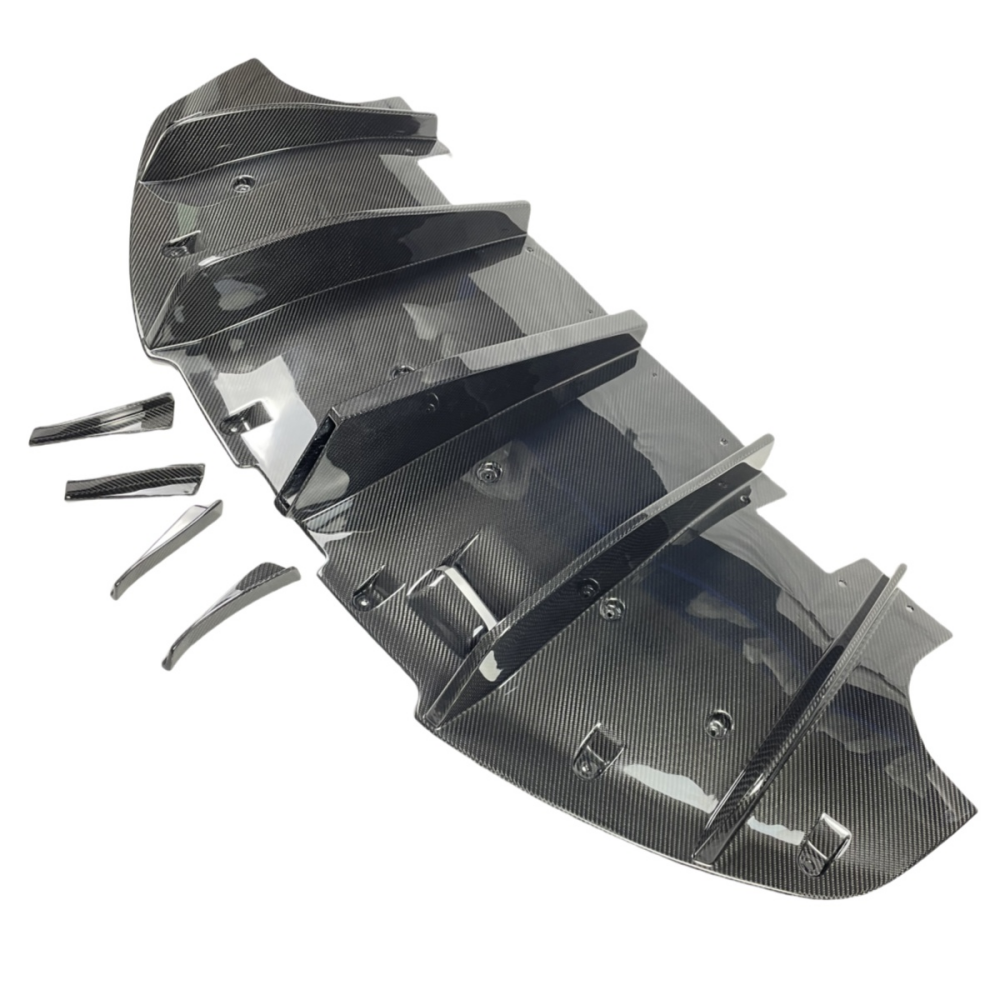 Lotus Emira 2021+ Prepreg Dry Carbon Fiber Rear Bumper Diffuser Lip