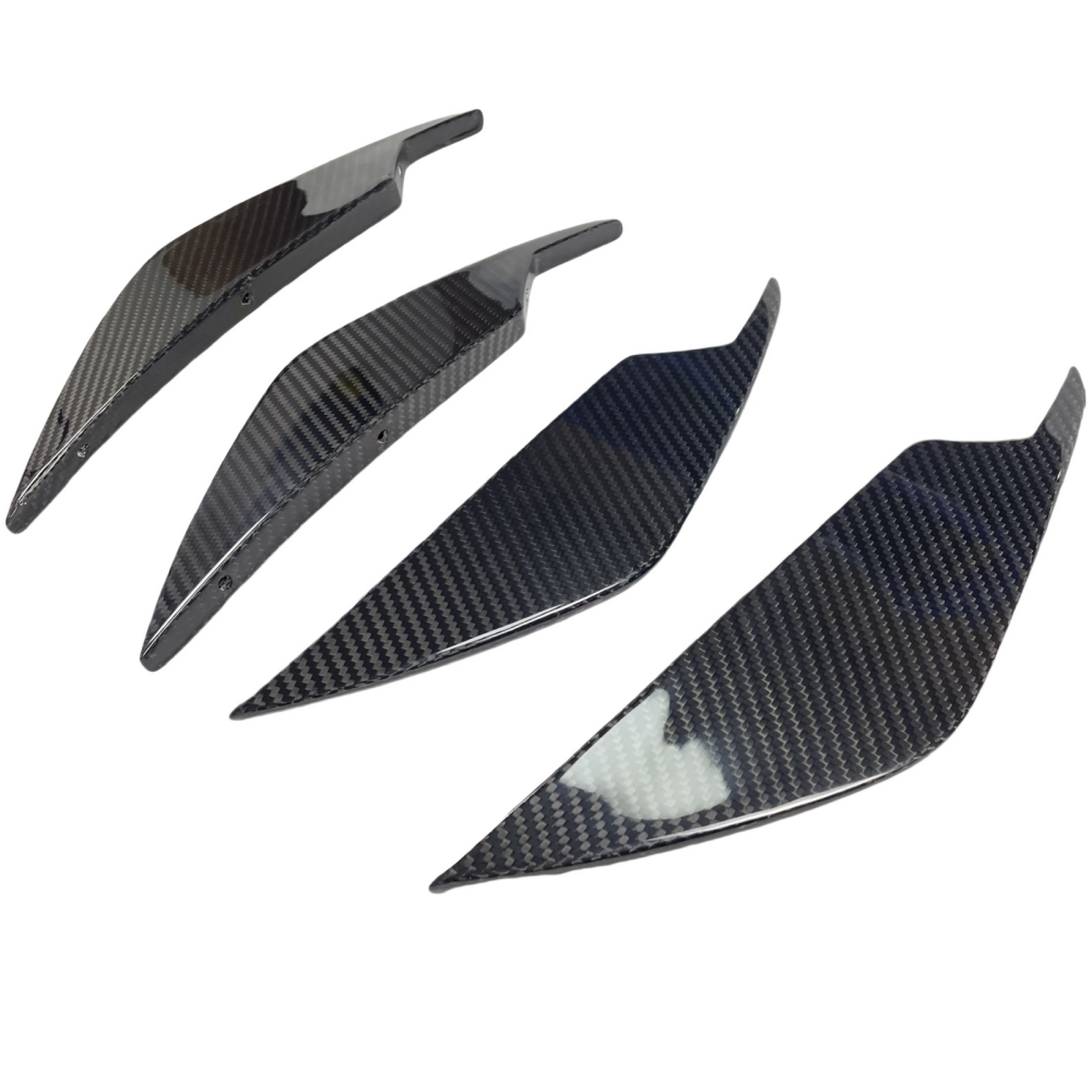 BMW G80 M3 G82 M4 AC Style Prepreg Dry Carbon Fiber  Front Bumper Canards Splitter
