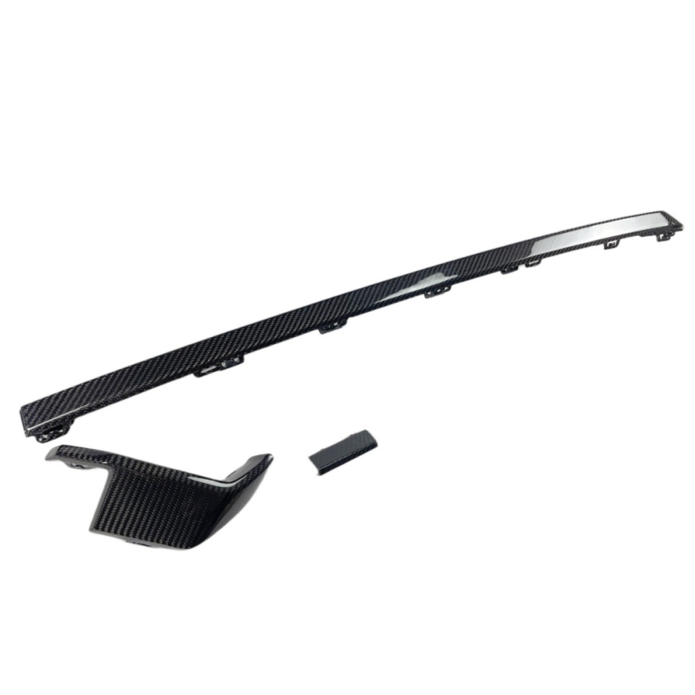 Bmw M3 G80 M4 G82 Replacement Style Dry Carbon Fiber Rear Bumper Diffuser Trim
