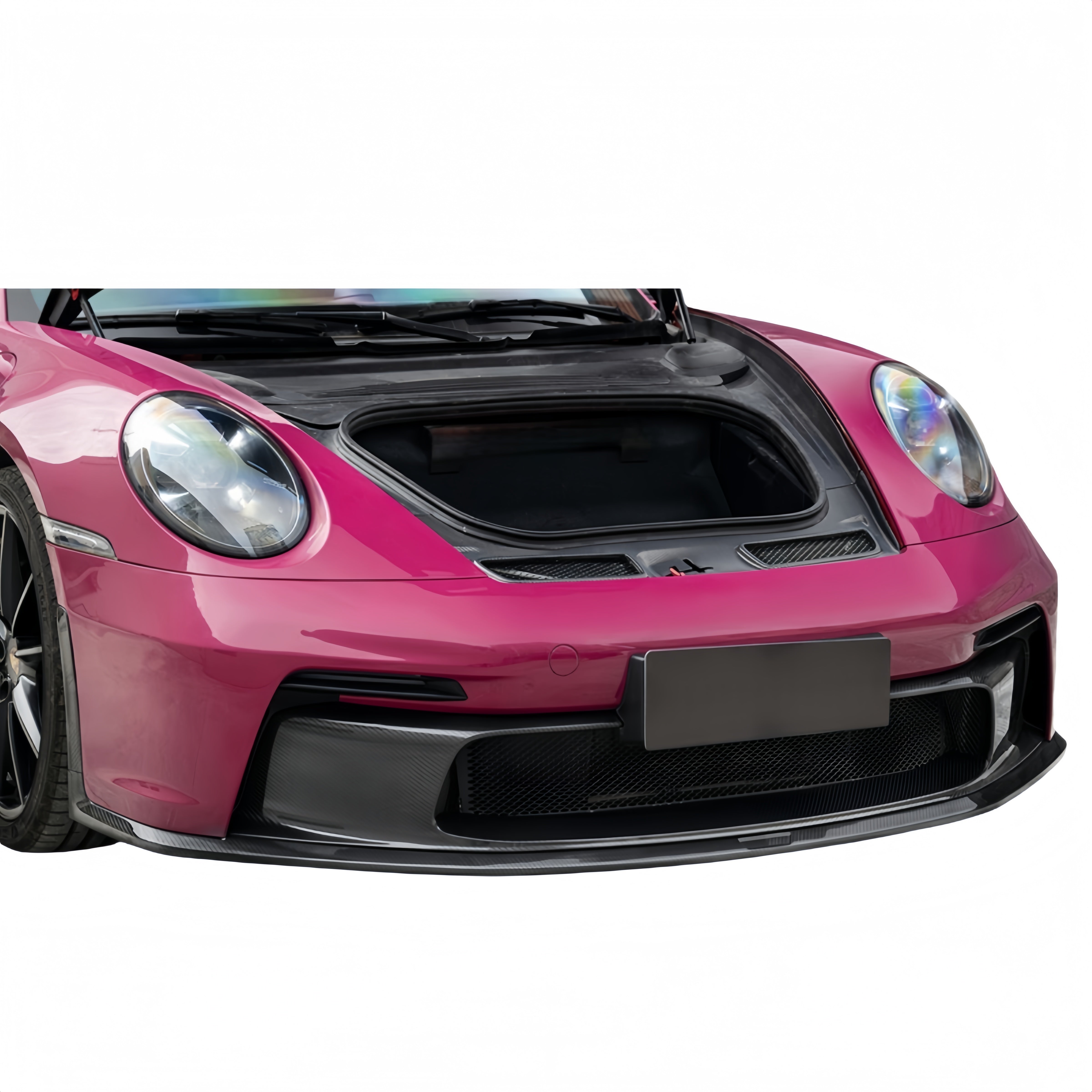 Prepreg Dry Carbon Fiber  Front Lip Splitter Bumper GT3 Style for Porsche 911/992(20-23）