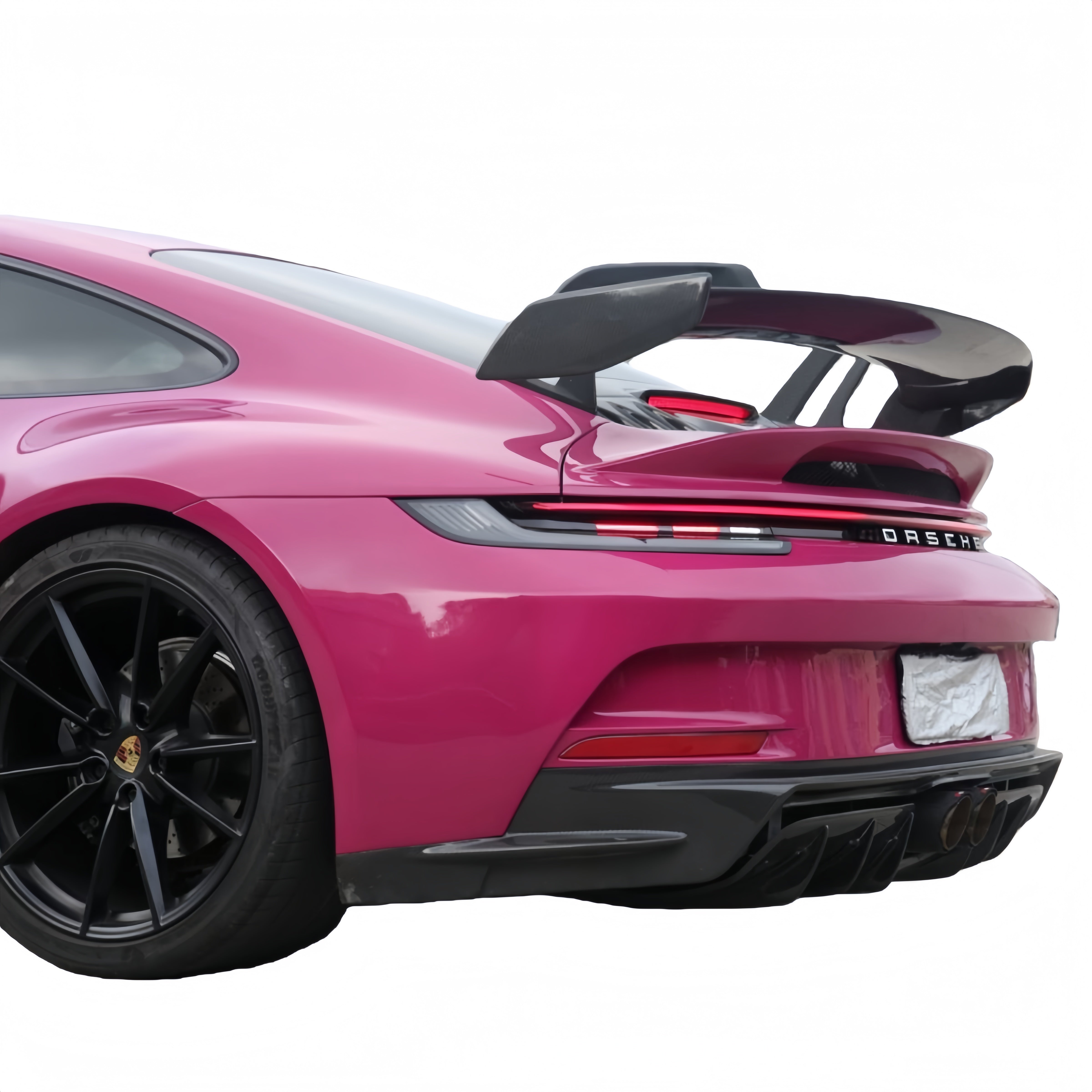 Prepreg Dry Carbon Fiber GT3 Style Rear Bumper Lip for Porsche 911 992(2020-2023）