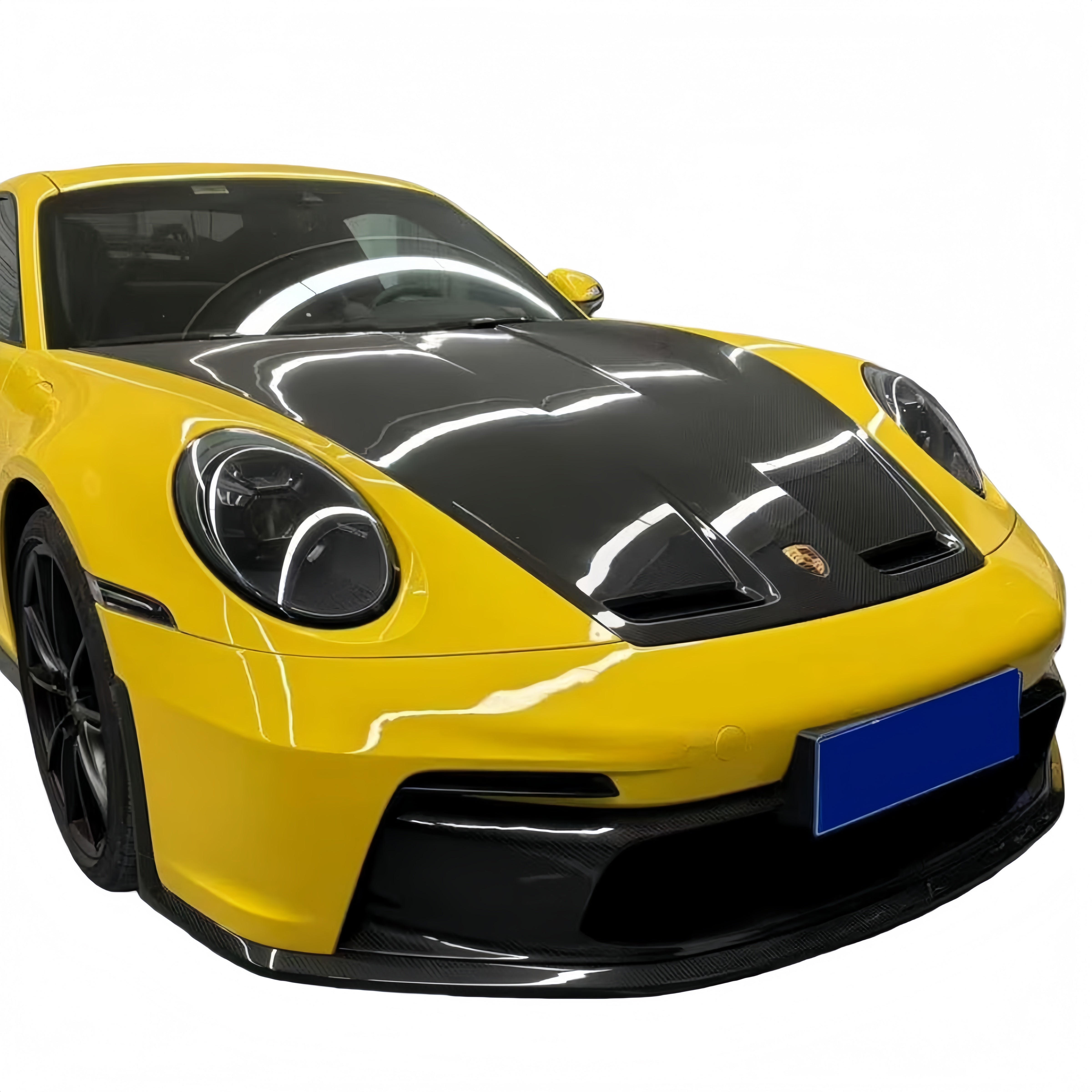 Prepreg Dry Carbon Fiber  Front Lip Splitter Bumper GT3 Style for Porsche 911/992(20-23）