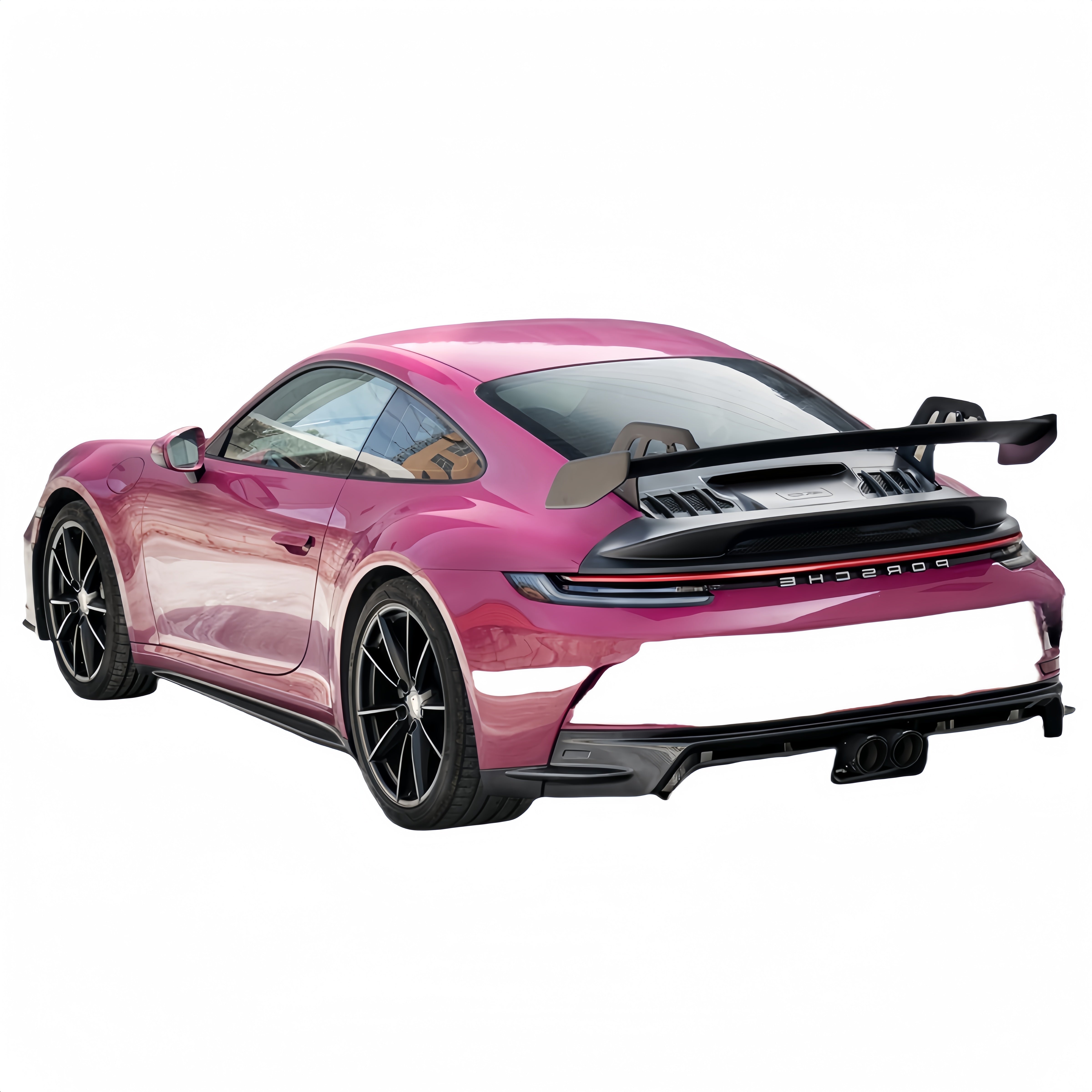 Prepreg Dry Carbon Fiber GT3 Style Rear Bumper Lip for Porsche 911 992(2020-2023）