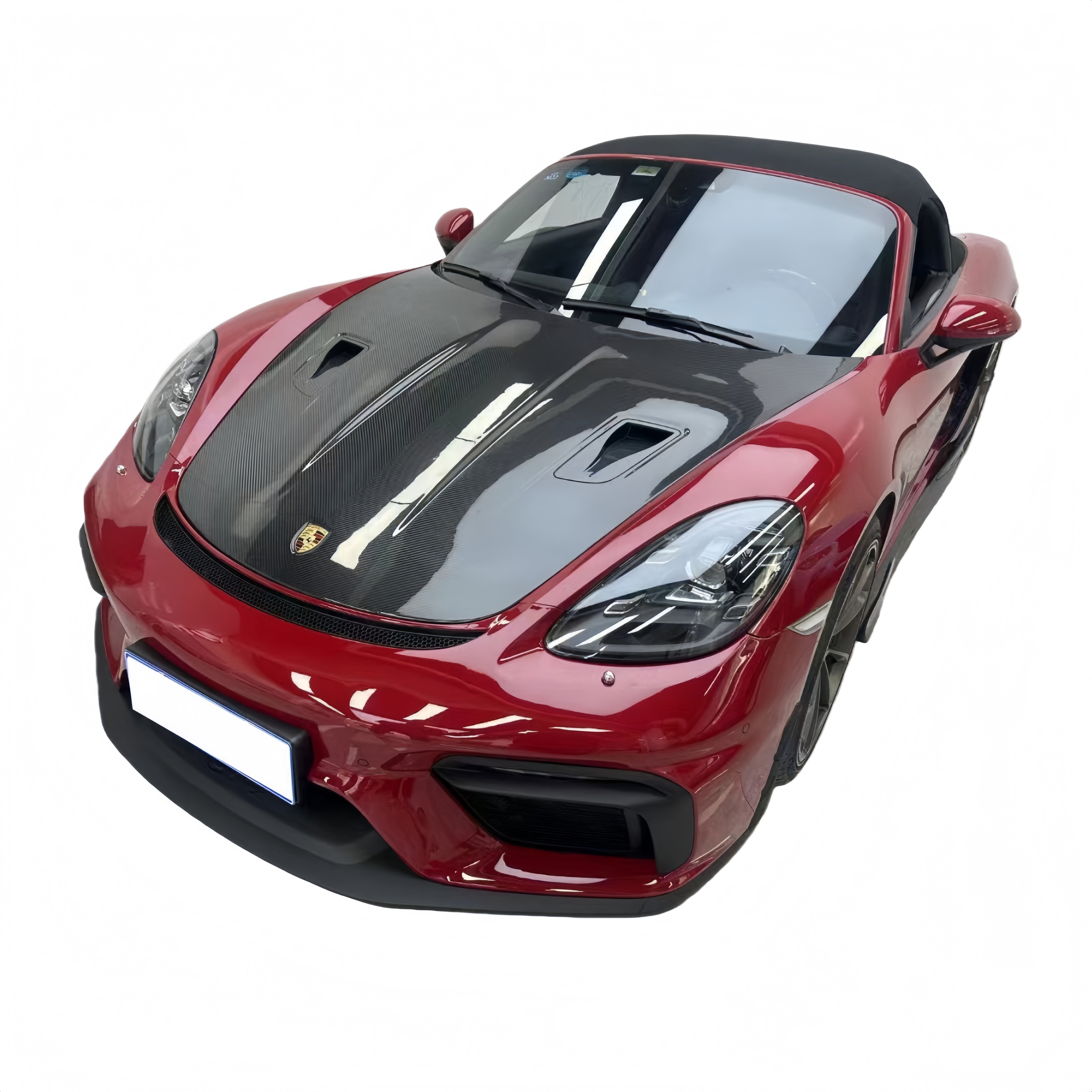 Pre-Preg Dry Carbon Fiber Hood Bonnet for Porsche 718 (981/982) GT4 RS Style 2016-2023