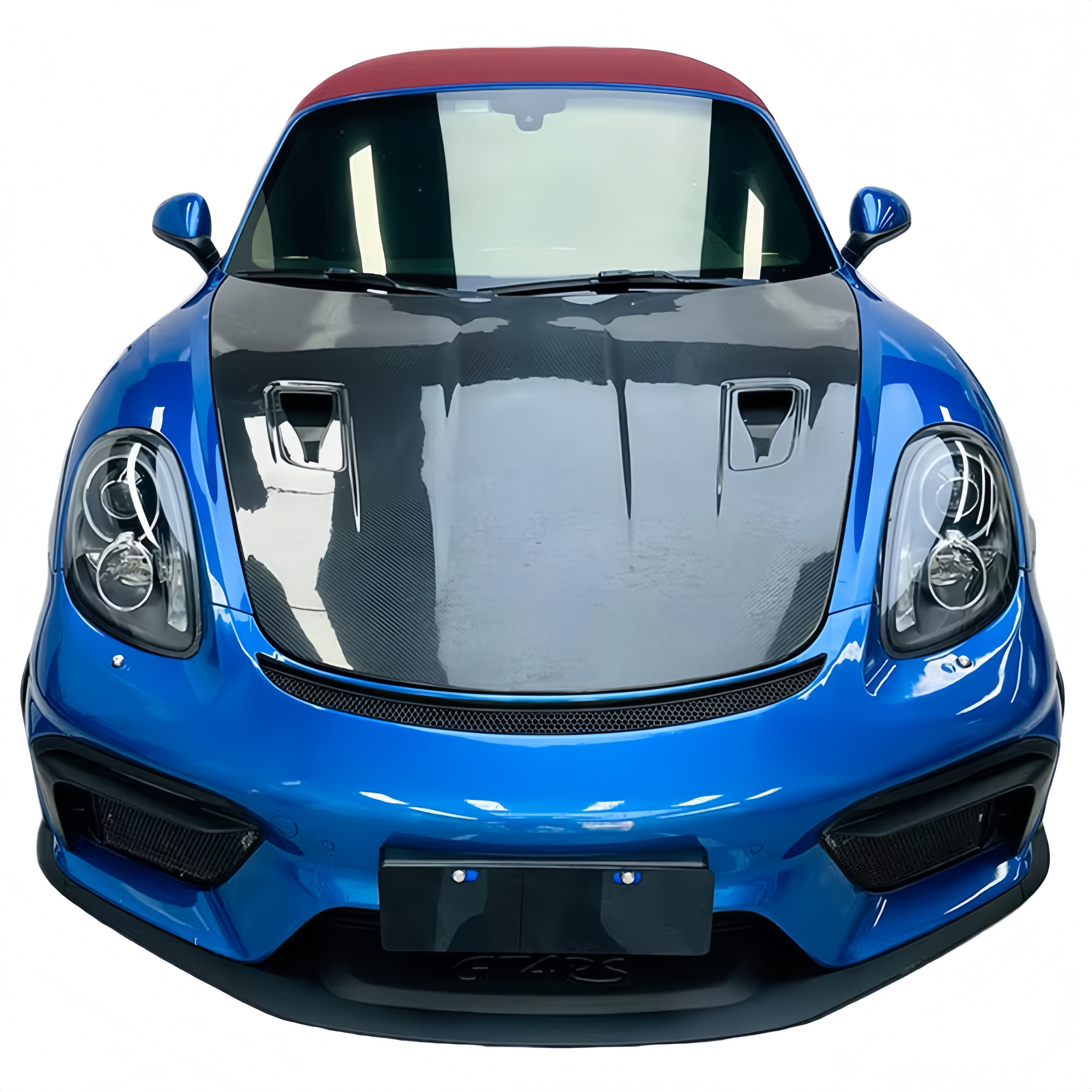 Porsche 981 Boxster/Cayman Upgrade to 718 GT4 RS Front Bumper Kit for 2012-2016 PP Polypropylene