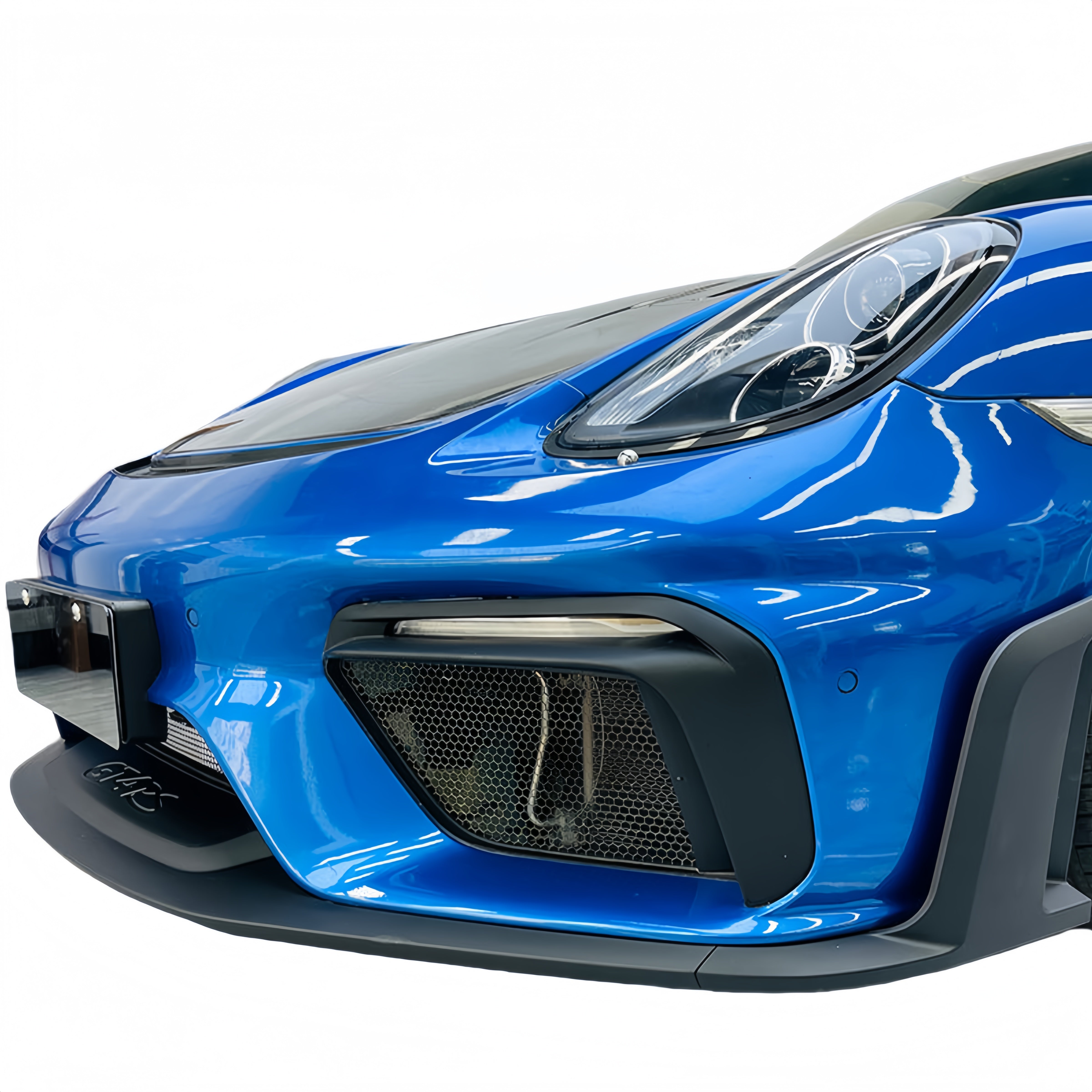Porsche 981 Boxster/Cayman Upgrade to 718 GT4 RS Front Bumper Kit for 2012-2016 PP Polypropylene