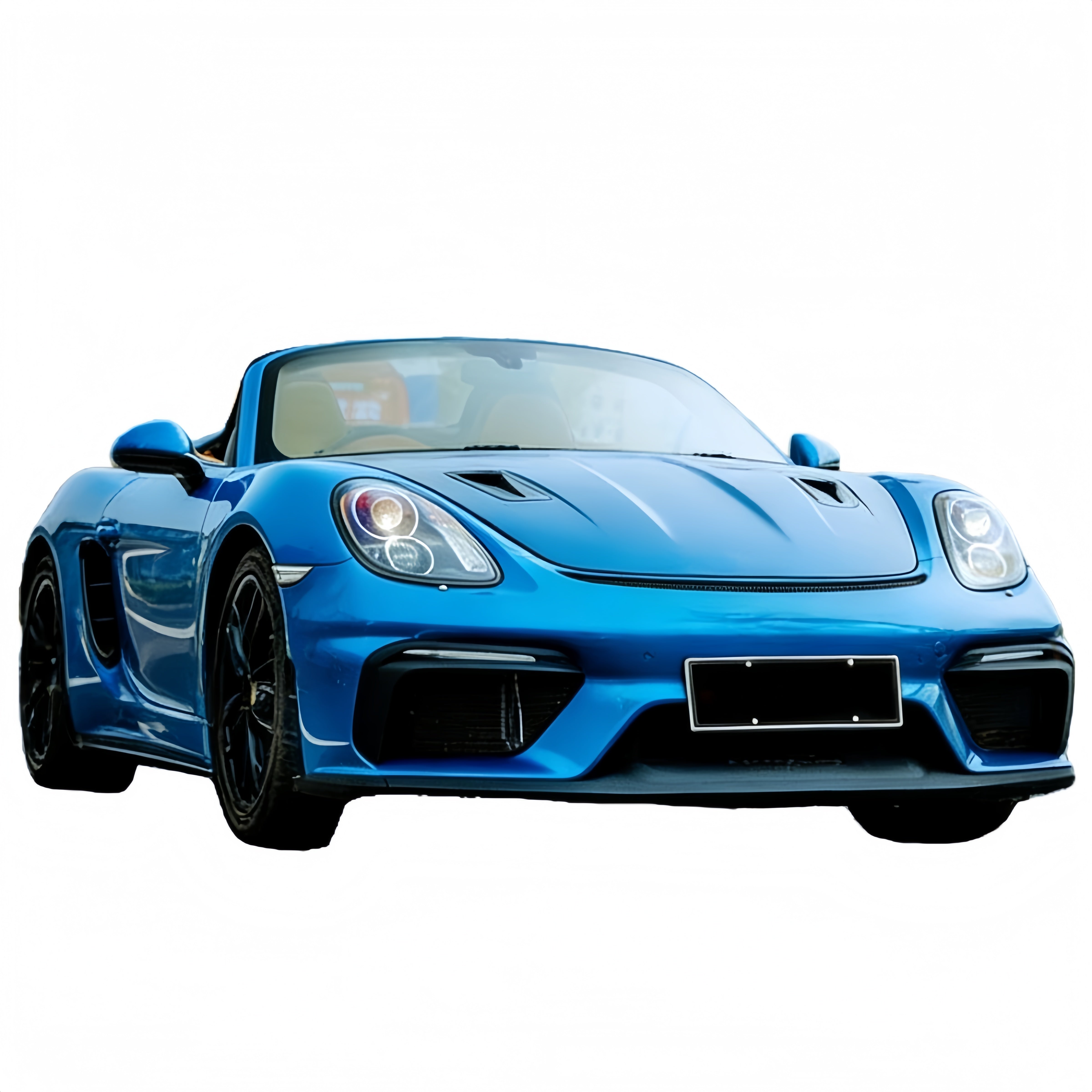 Porsche 981 Boxster/Spyder Upgrade to 718 GT4 Front Bumper Kit for 2012-2016 PP Polypropylene