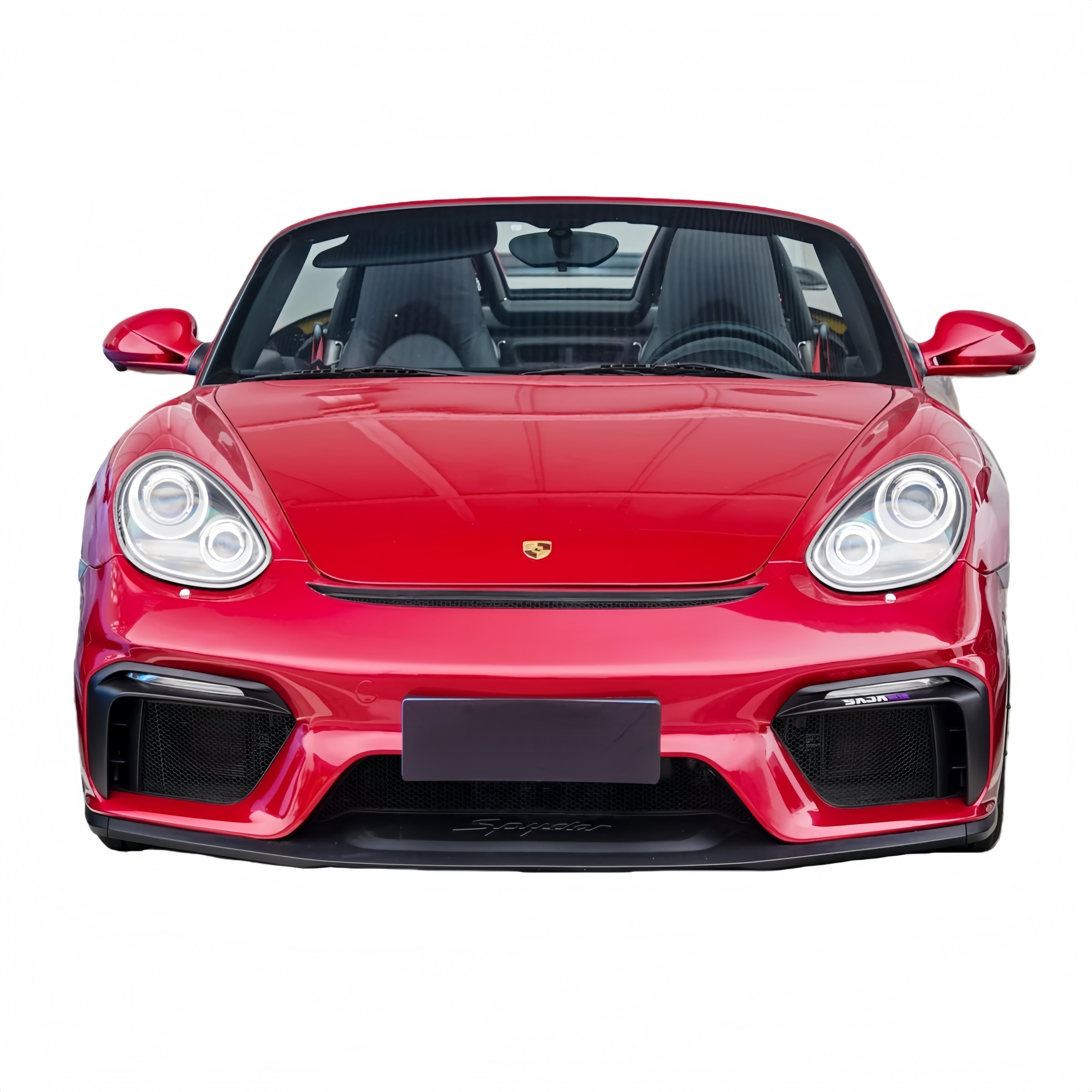 Porsche 987 Cayman/Boxster Upgrade to 718 GT4 Spyder Front Bumper Kit For 2006-2012 PP Polypropylene