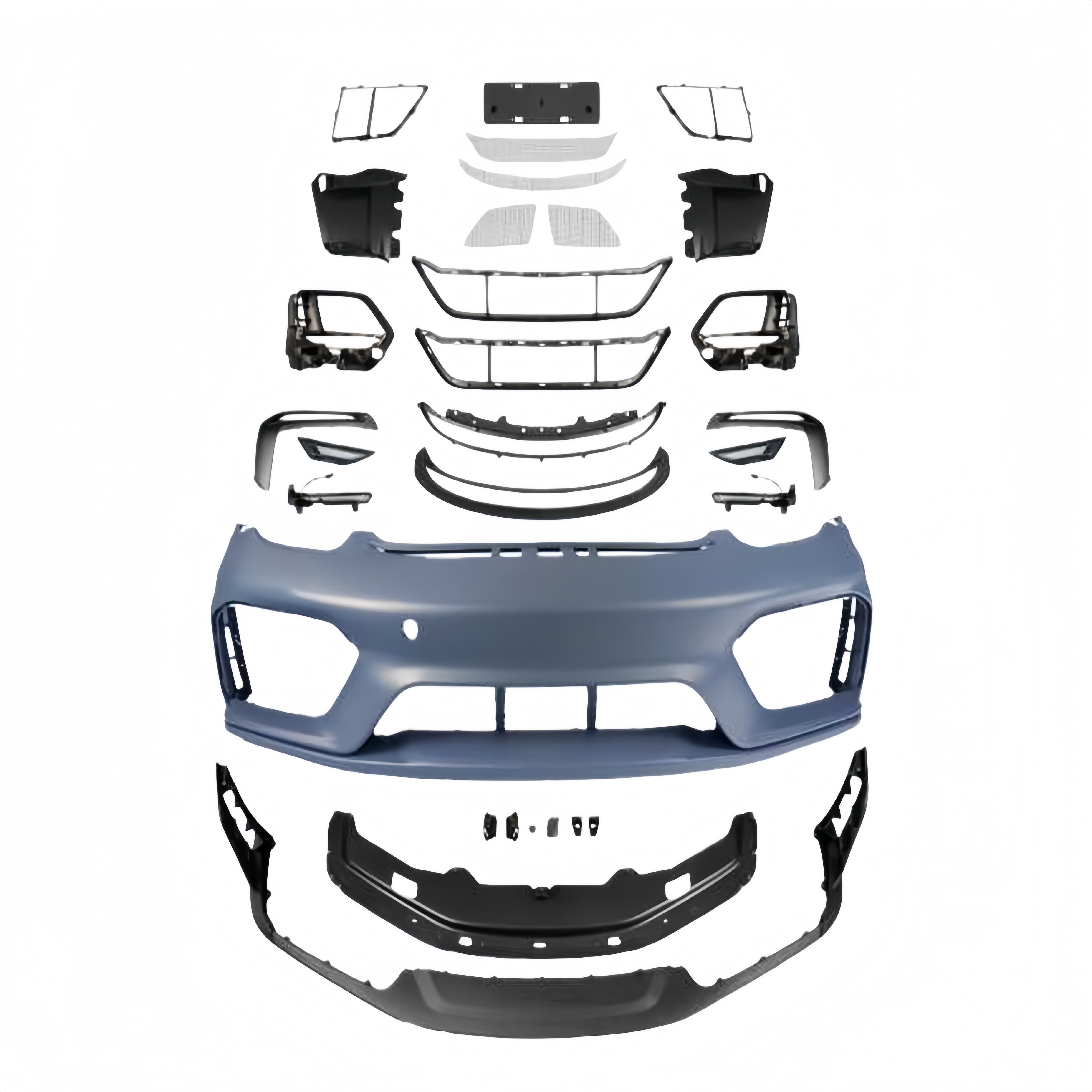 Porsche 987 Cayman/Boxster Upgrade to 718 GT4 RS Style Front Bumper Kit For 2006-2012 PP Polypropylene